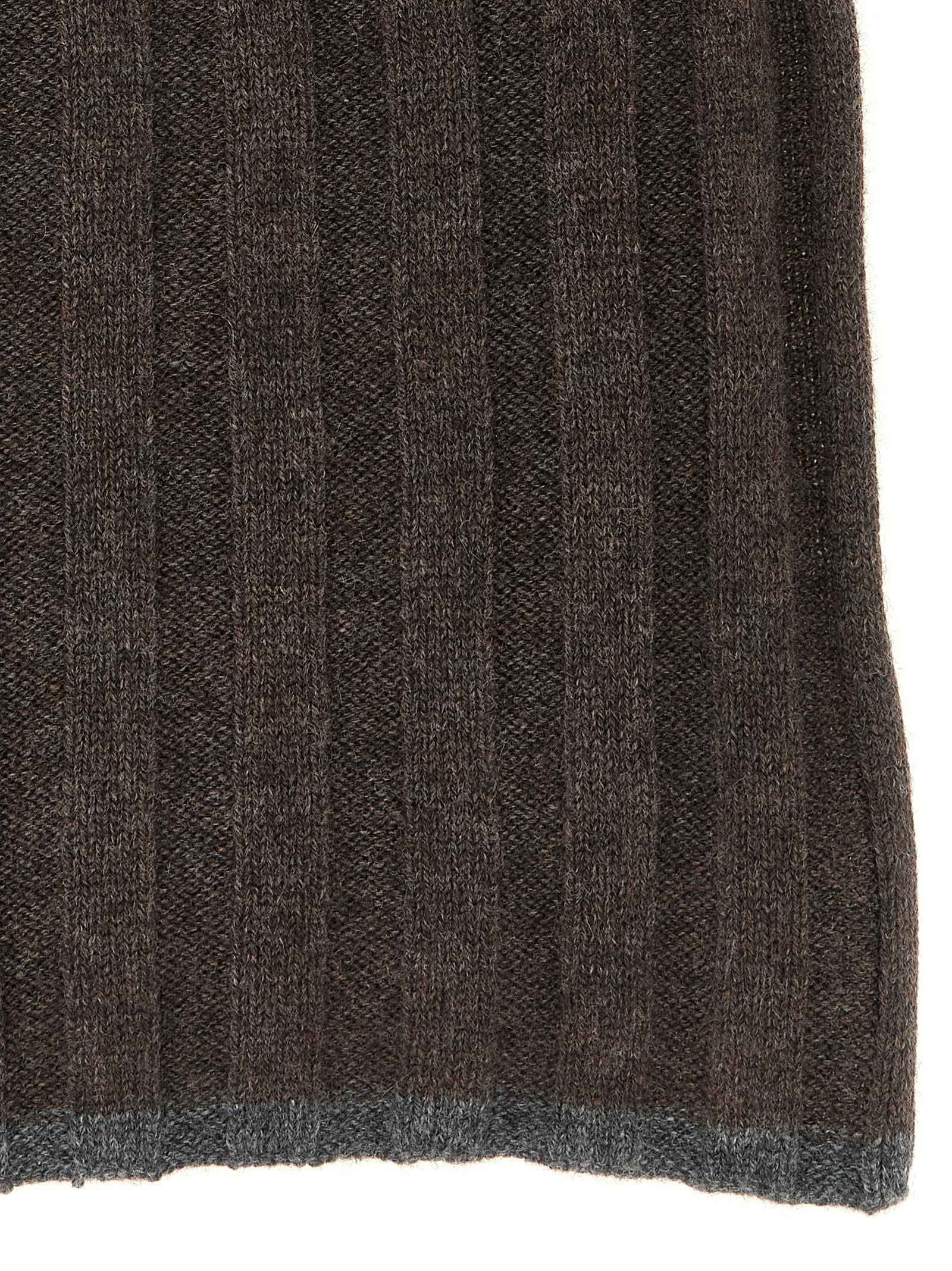 Brunello Cucinelli Brown Cashmere Scarf
