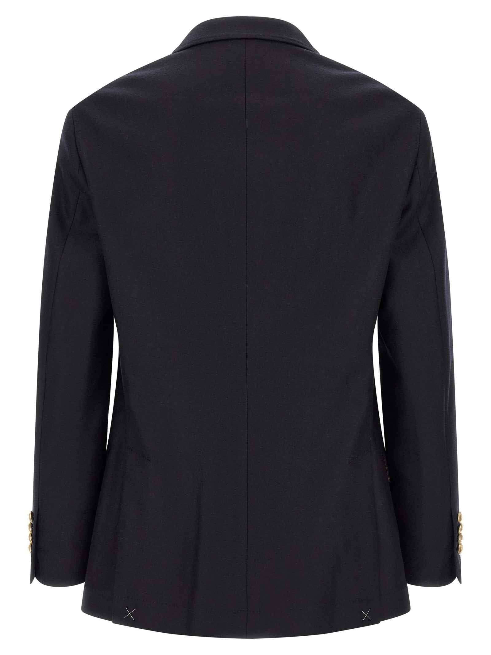 Brunello Cucinelli Blue Virgin Wool Blazer