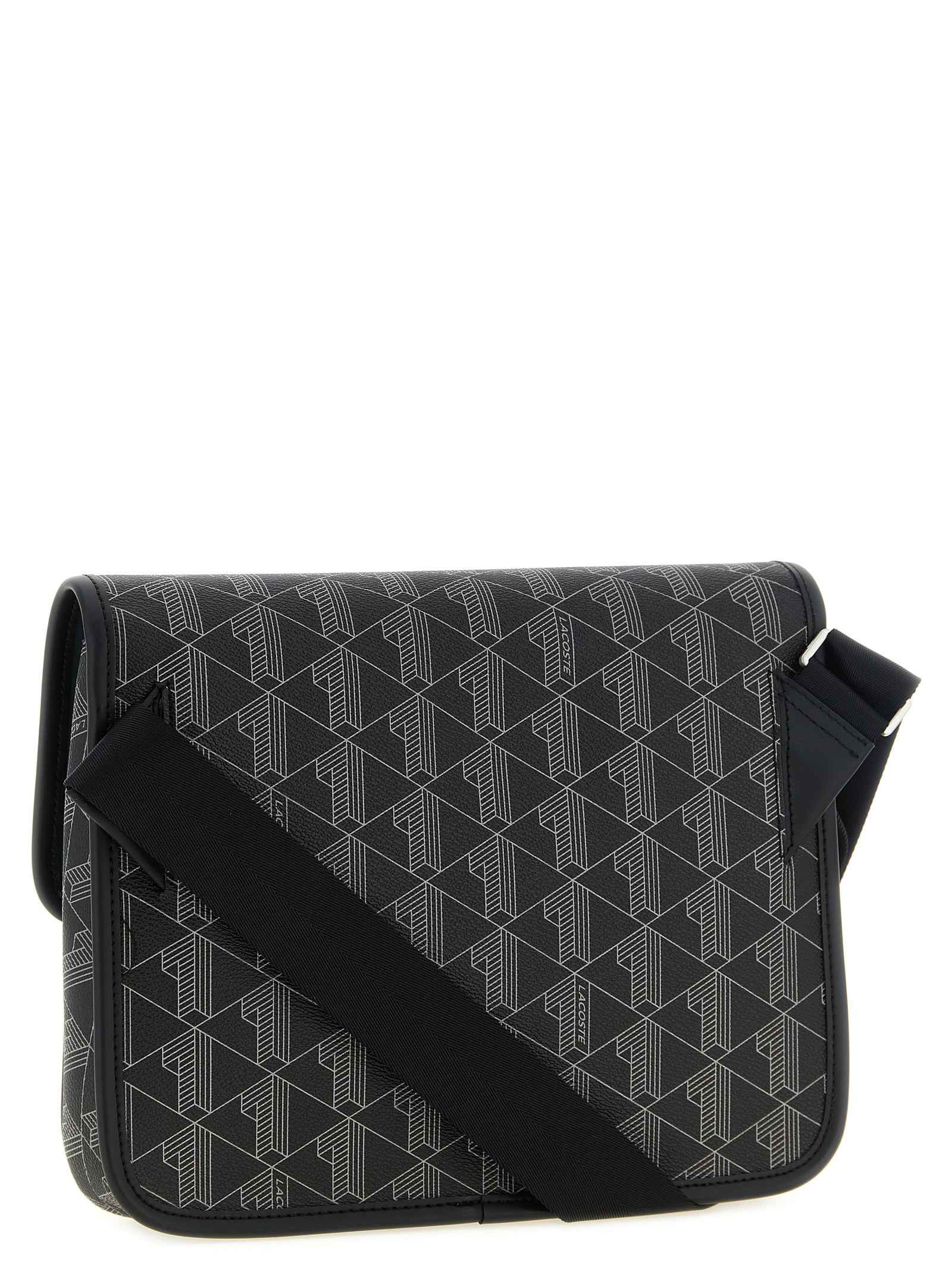 Lacoste Black Pvc Crossbody Bag