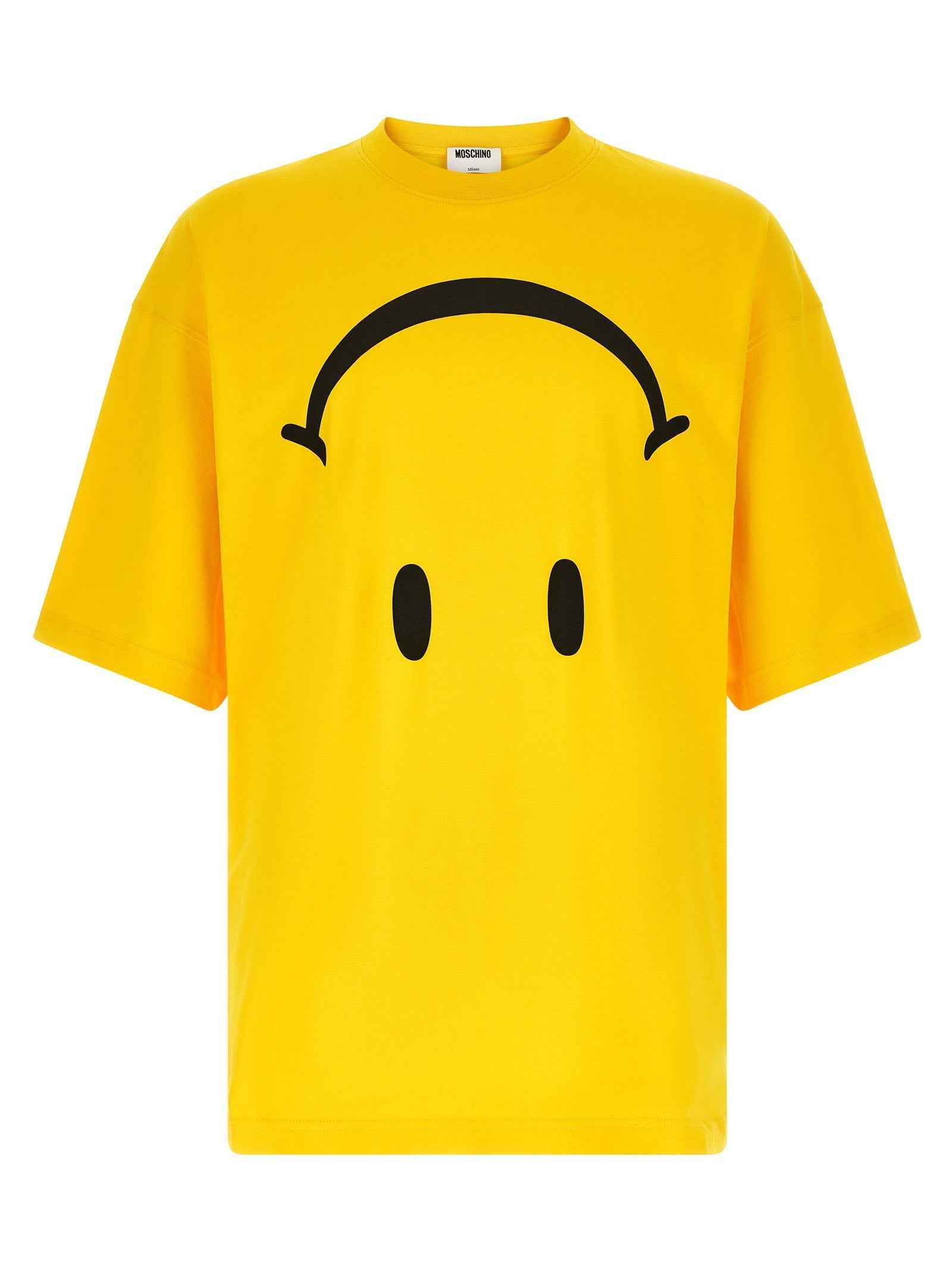 Moschino Bicolor Cotton T-Shirt
