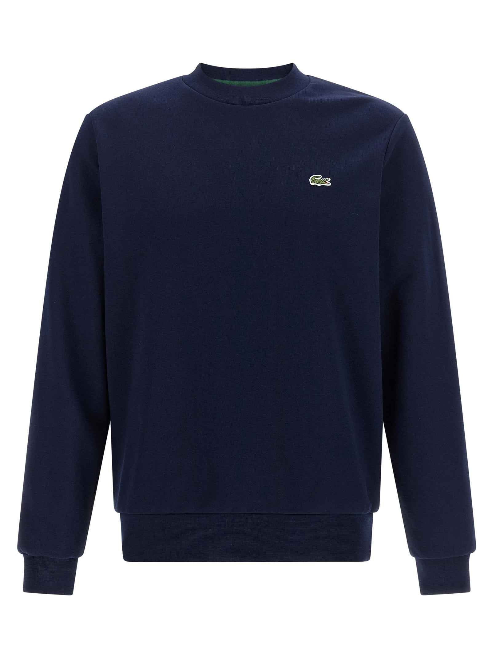Lacoste Blue Cotton Sweatshirt