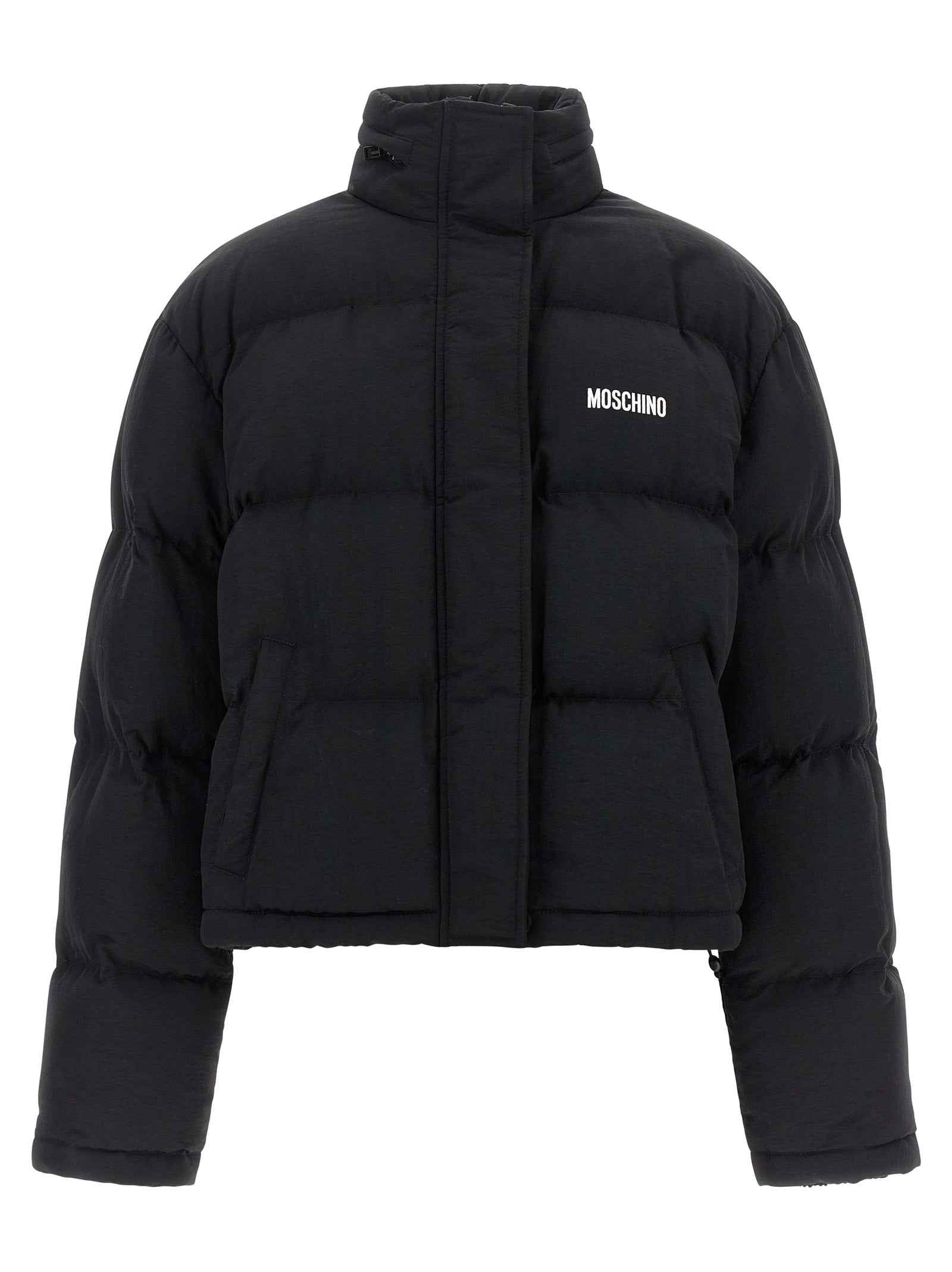 Moschino Black Polyamide Bomber