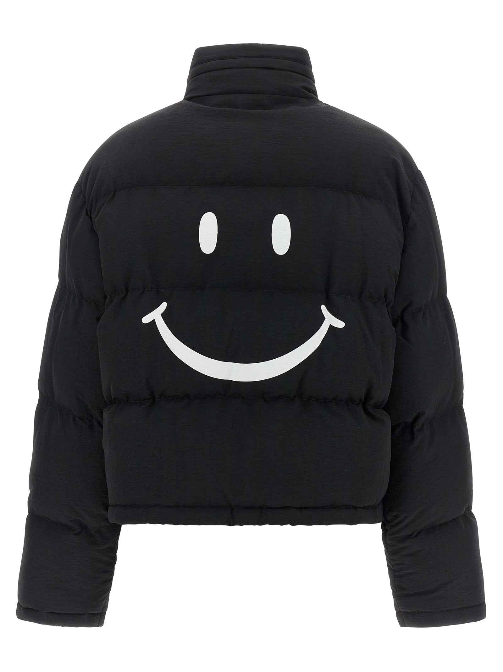 Moschino Black Polyamide Bomber