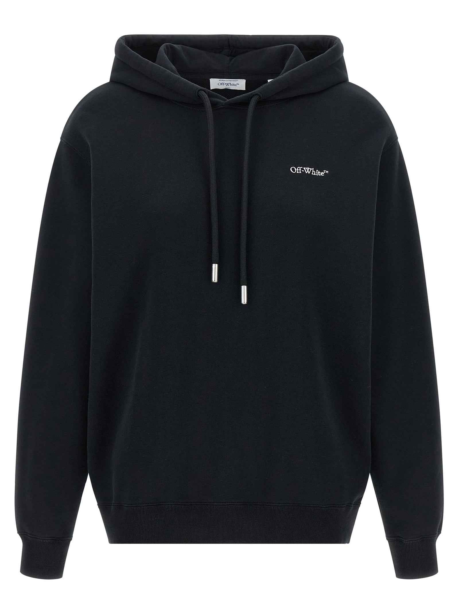 Off-White Black Cotton Sweatshirt
