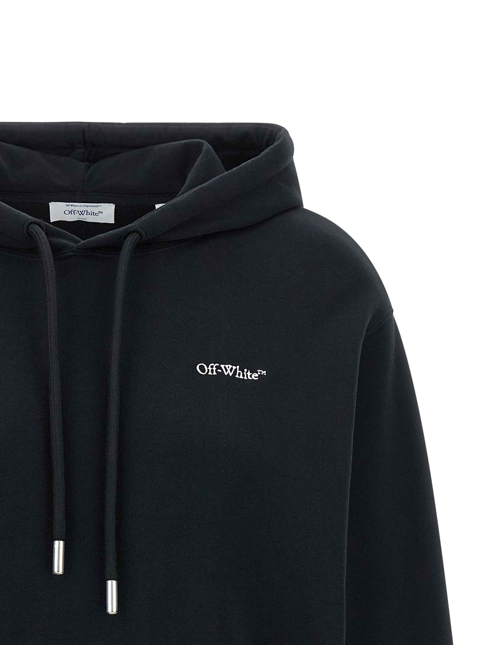 Off-White Black Cotton Sweatshirt