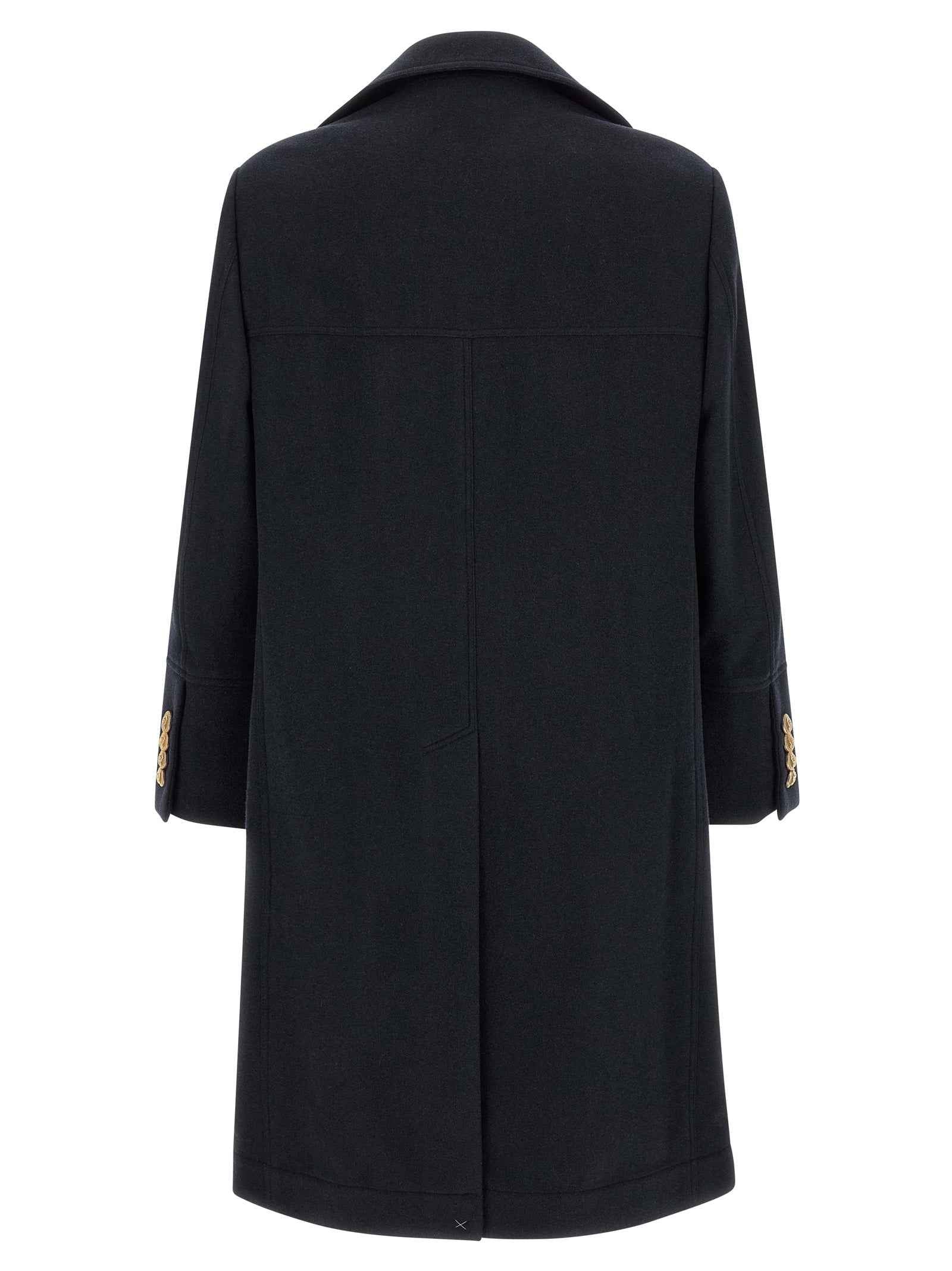 Brunello Cucinelli Blue Cashmere Coat