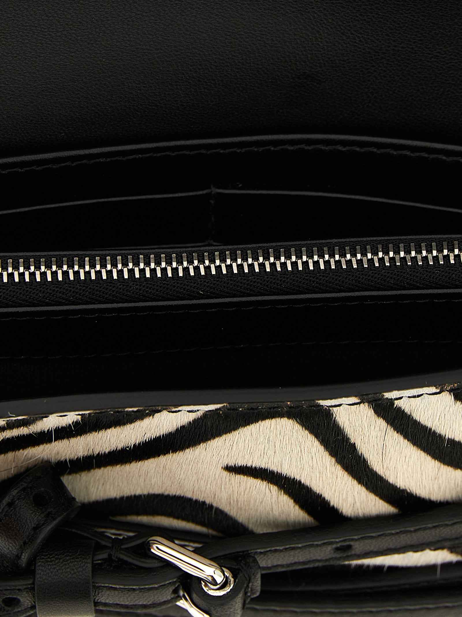 Moschino Bicolor Leather Cardholder