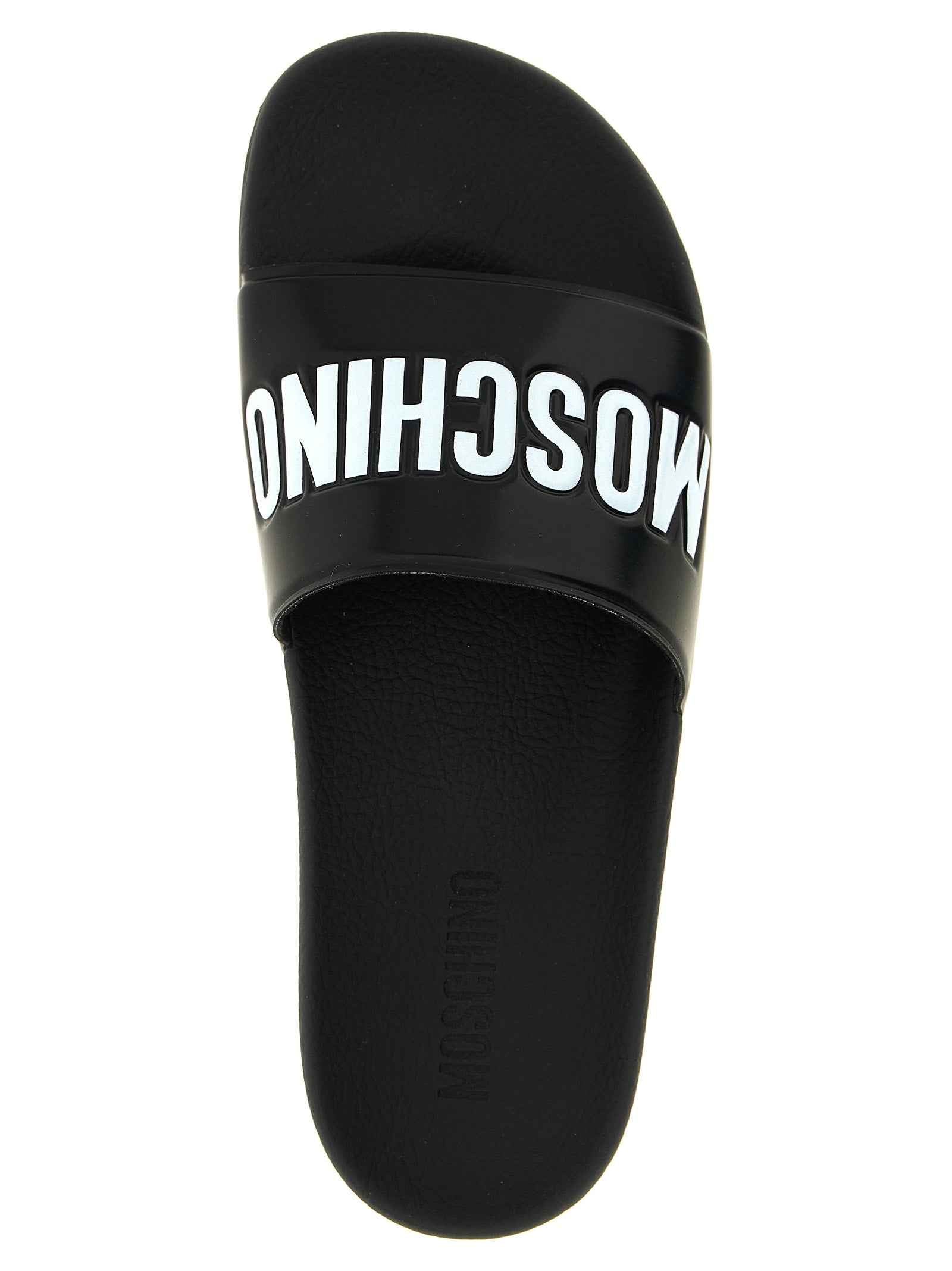 Moschino Bicolor Pvc Slides