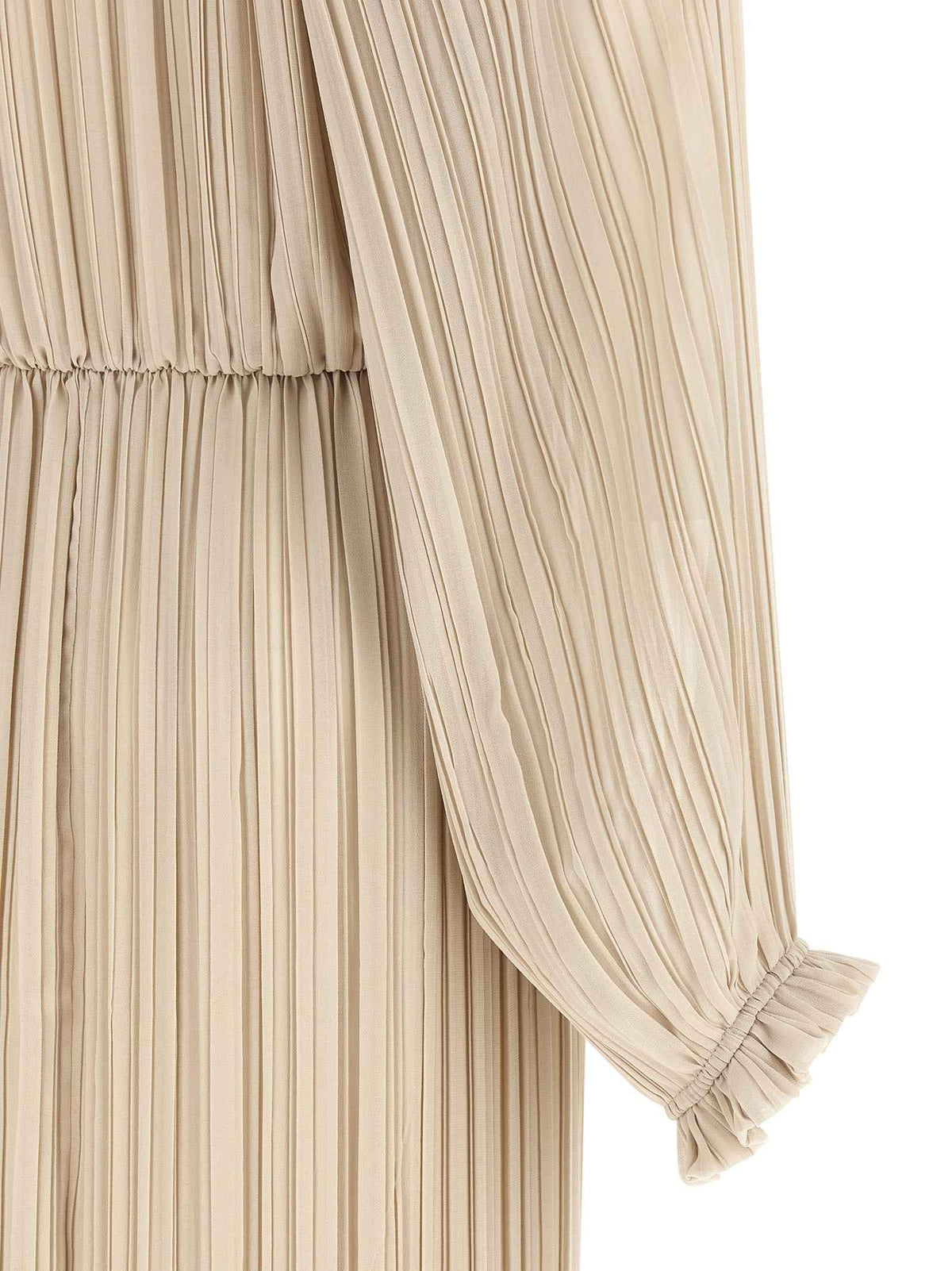 Fabiana Filippi Beige Polyester Long Dress