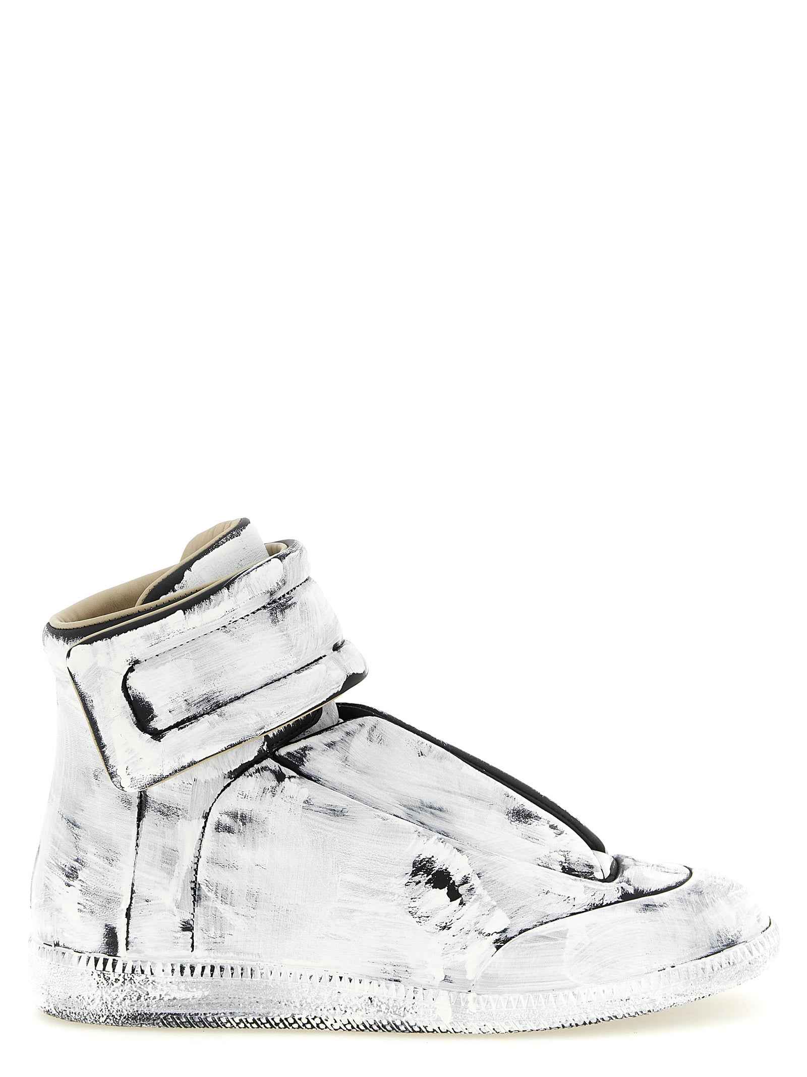 Maison Margiela Bicolor Calfskin Athletic Sneakers