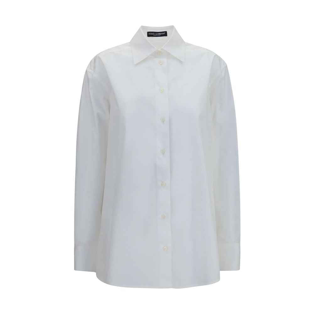 Dolce & Gabbana White Cotton Dress Shirt