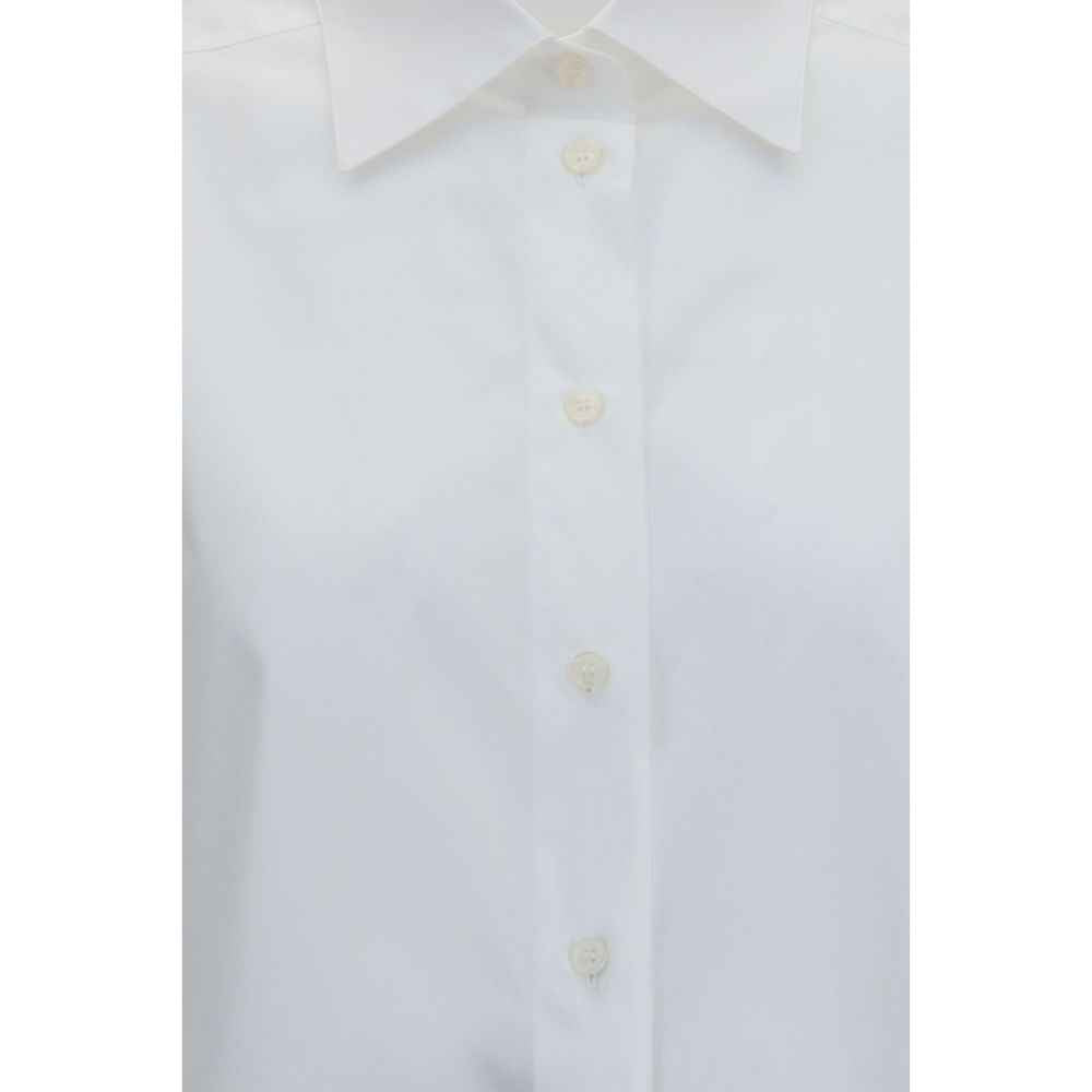 Dolce & Gabbana White Cotton Dress Shirt