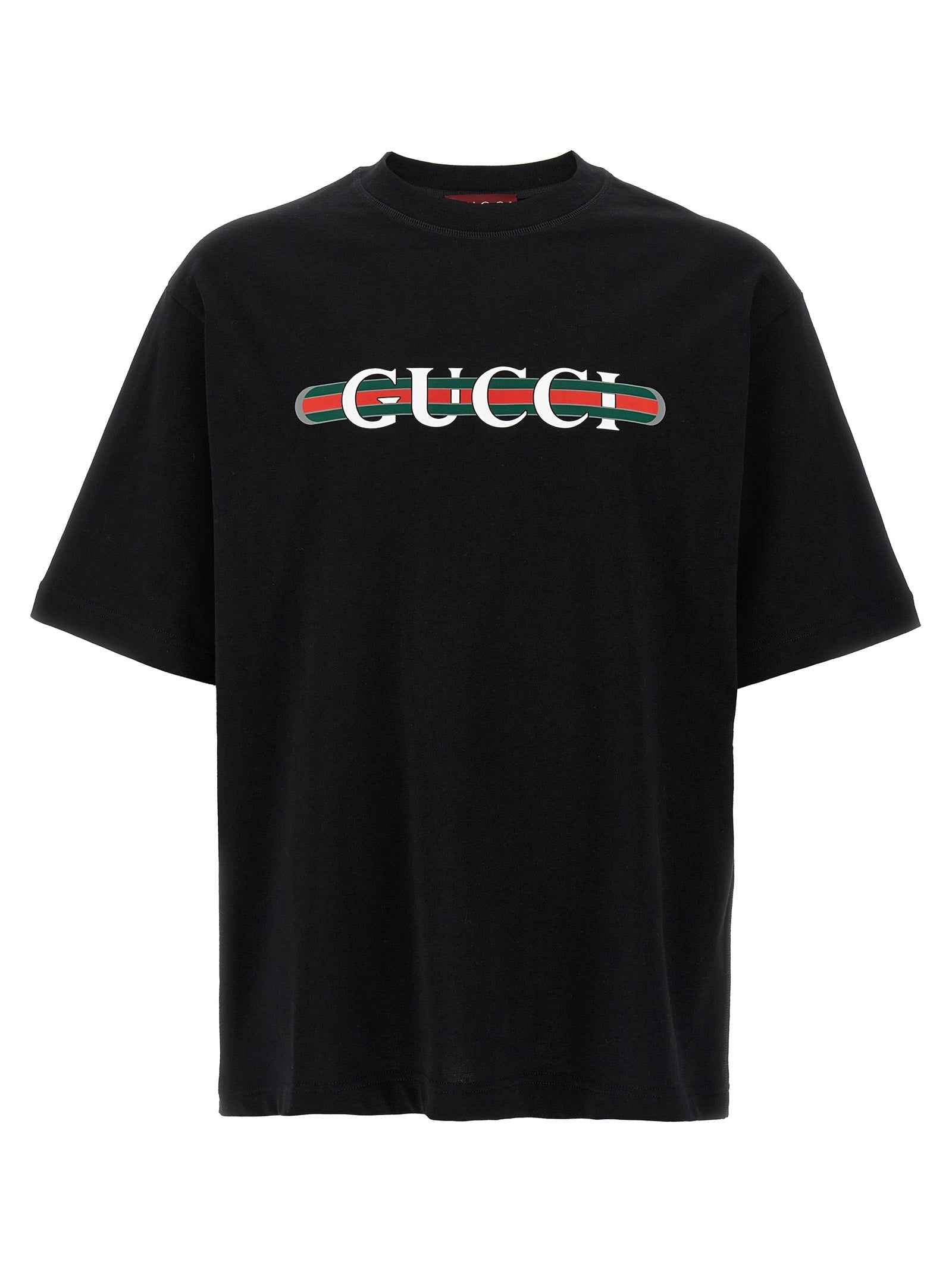 Gucci Black Cotton T-Shirt