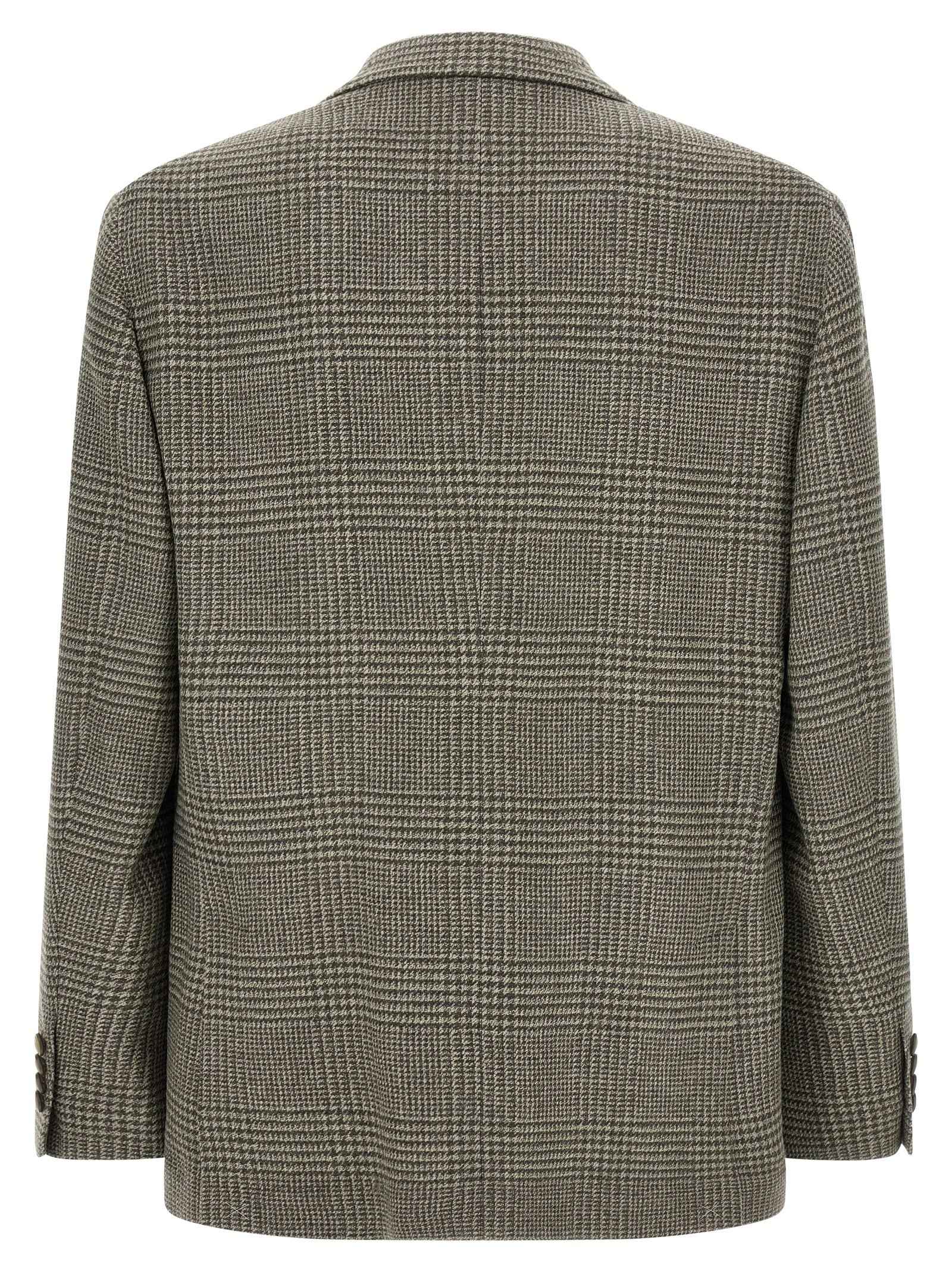 Brunello Cucinelli Bicolor Wool Blazer