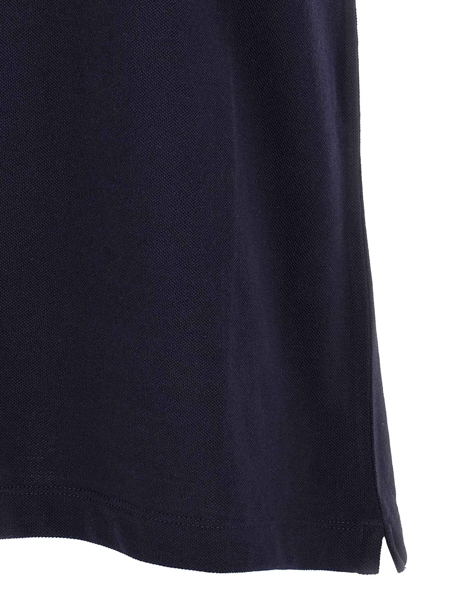 Brunello Cucinelli Blue Cotton Polo Shirt