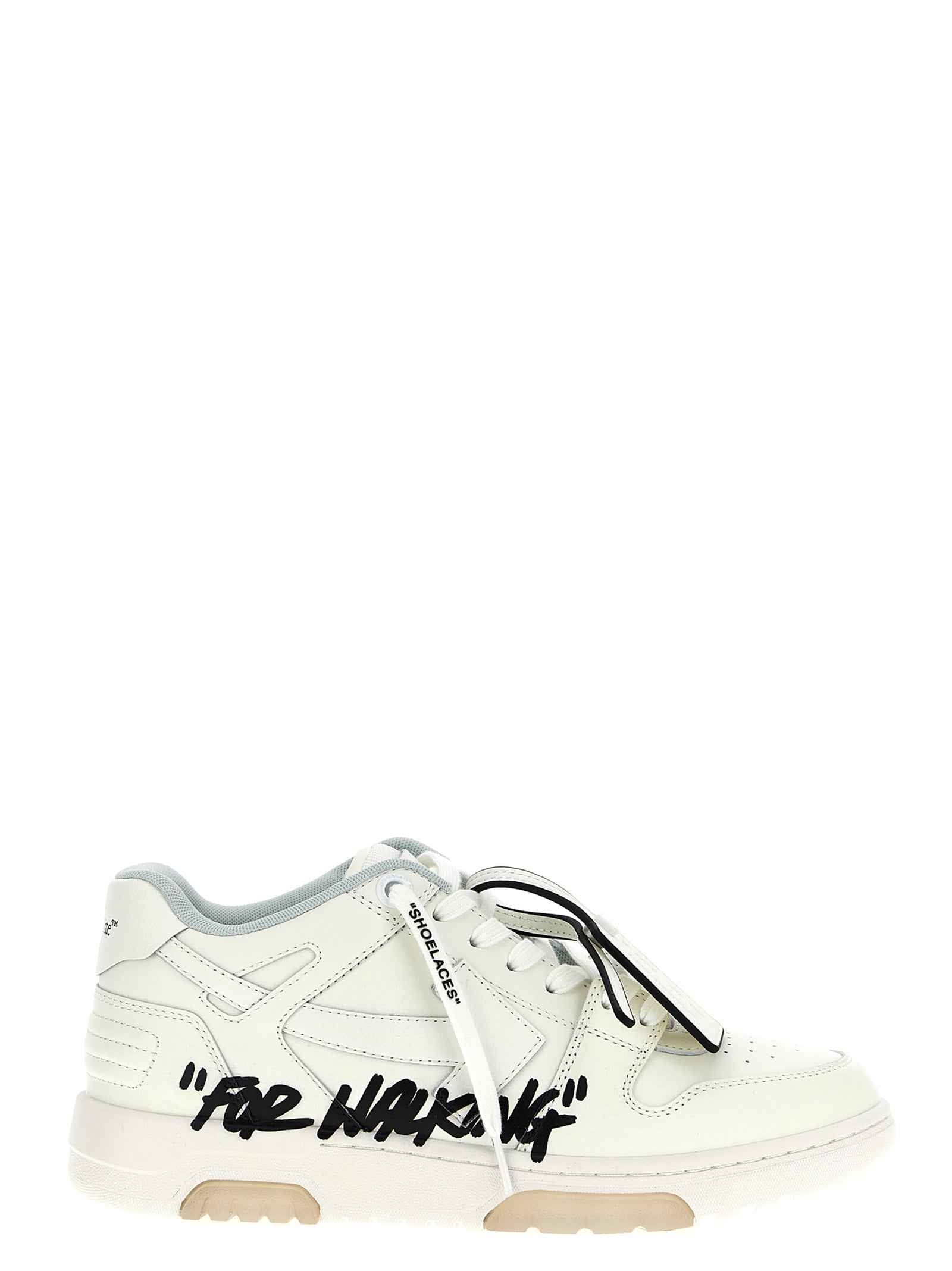 Off-White Bicolor Bovine Leather Sneakers