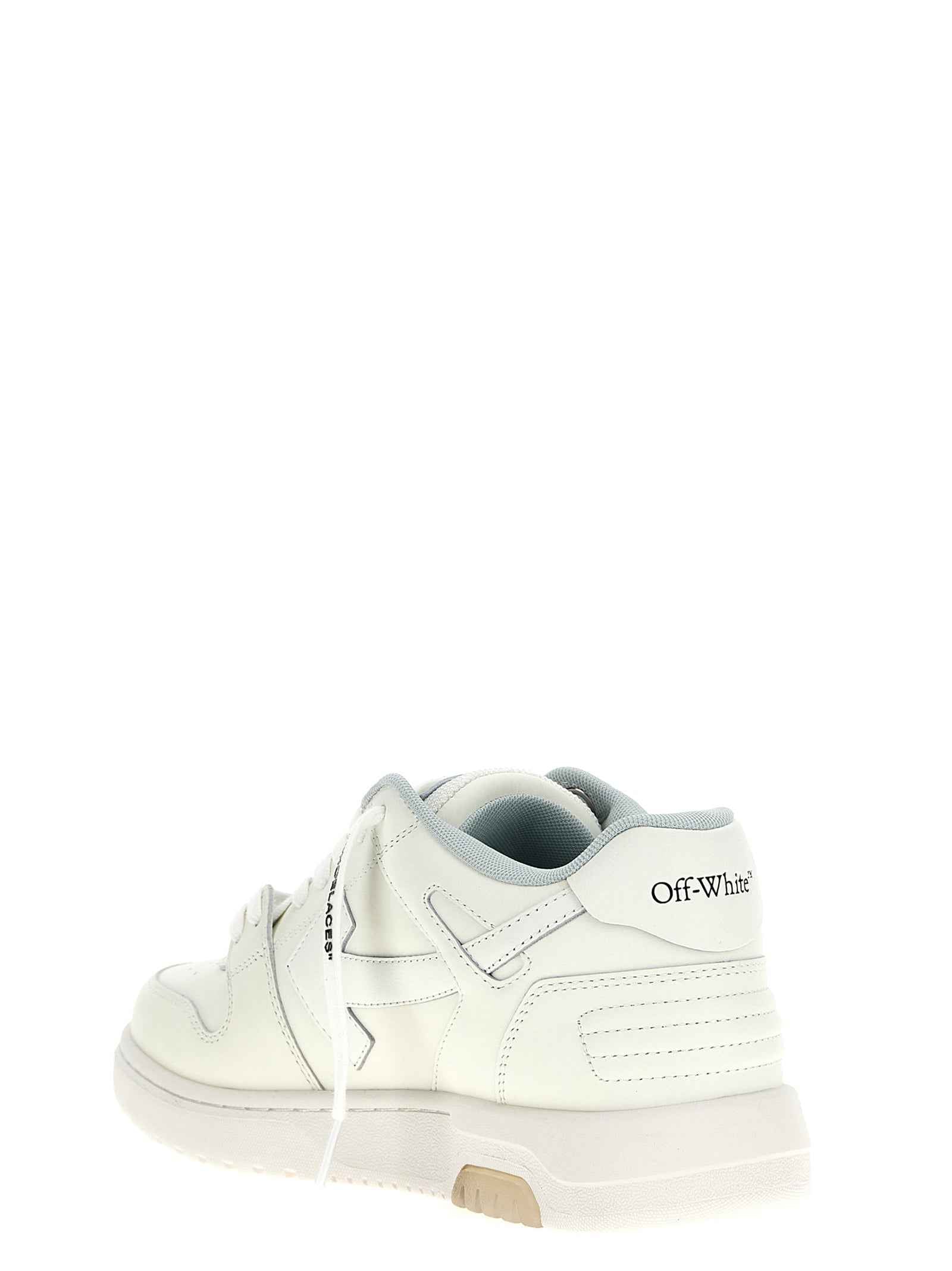 Off-White Bicolor Bovine Leather Sneakers