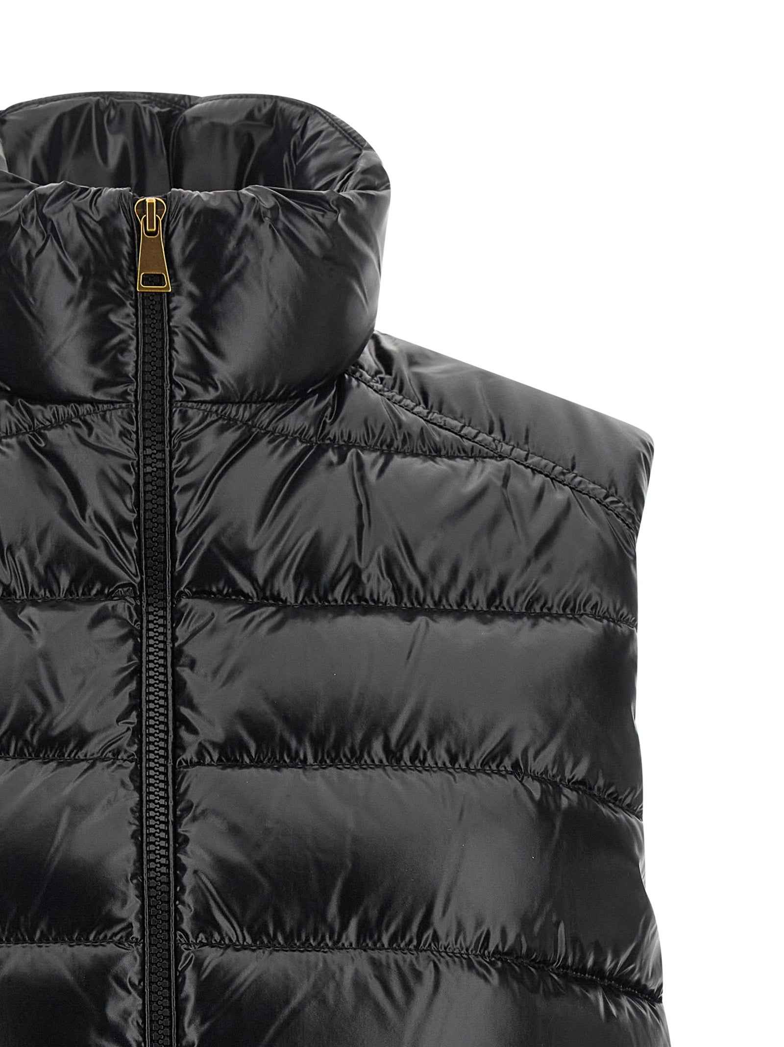 Moncler Black Polyamide Sleeveless Jacket