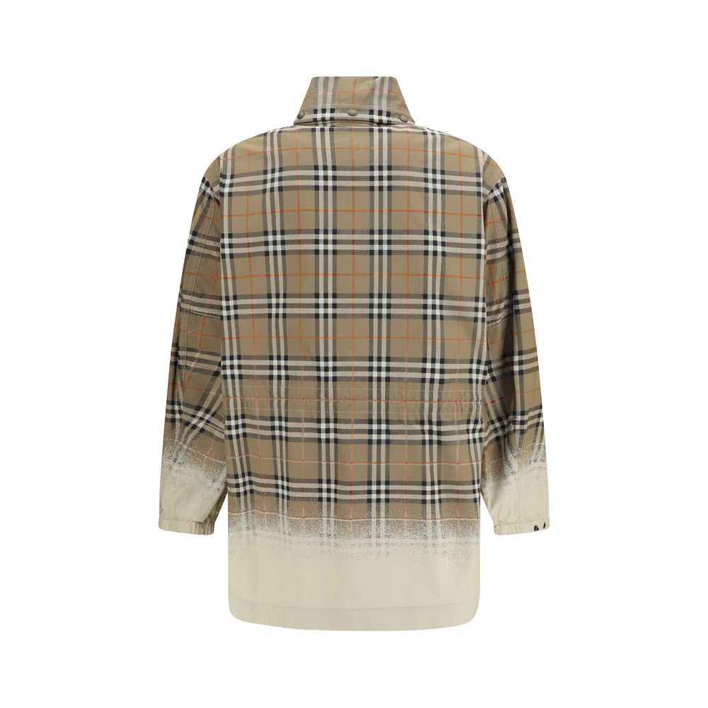 Burberry Beige Cotton Parka