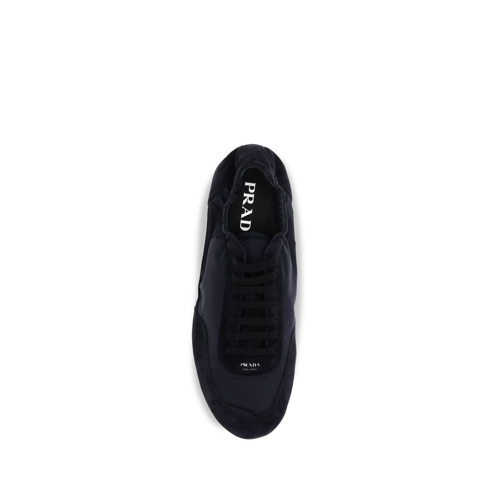 Prada Blue Rubber Athletic Sneakers