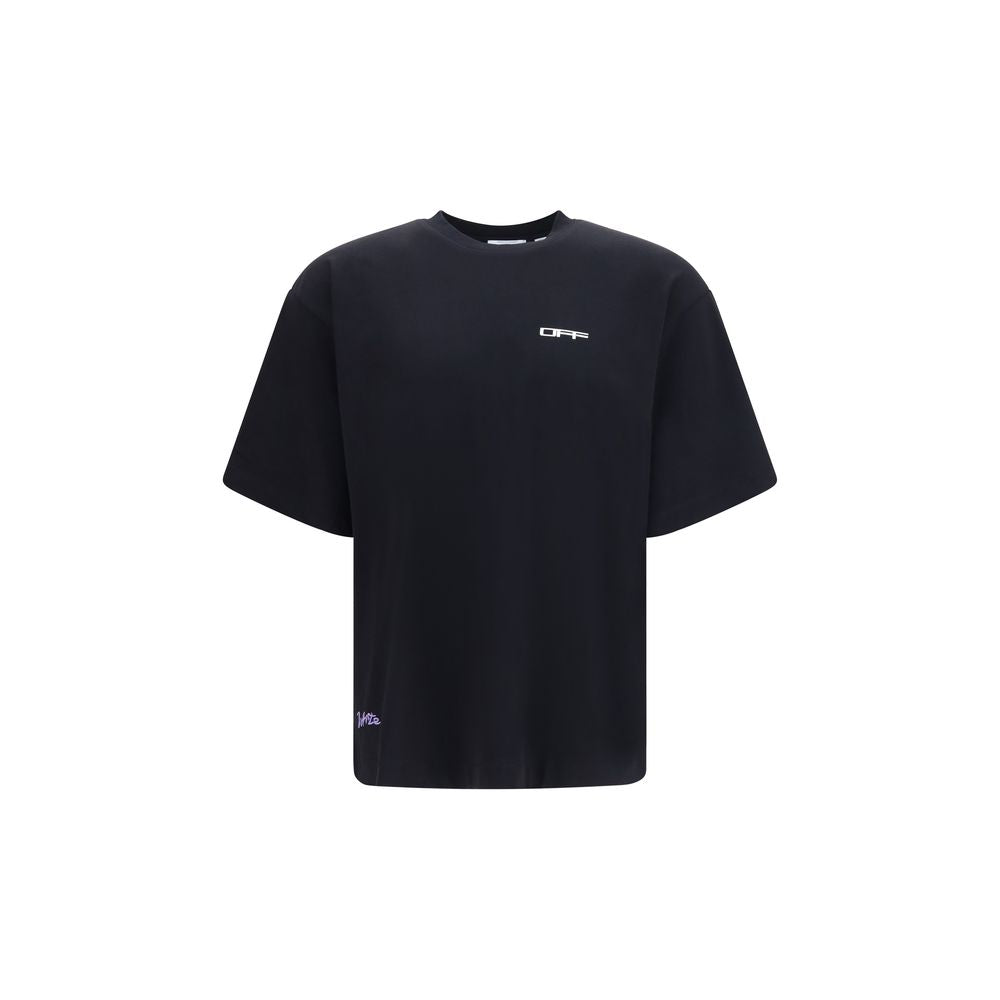 Off-White Black Cotton T-Shirt