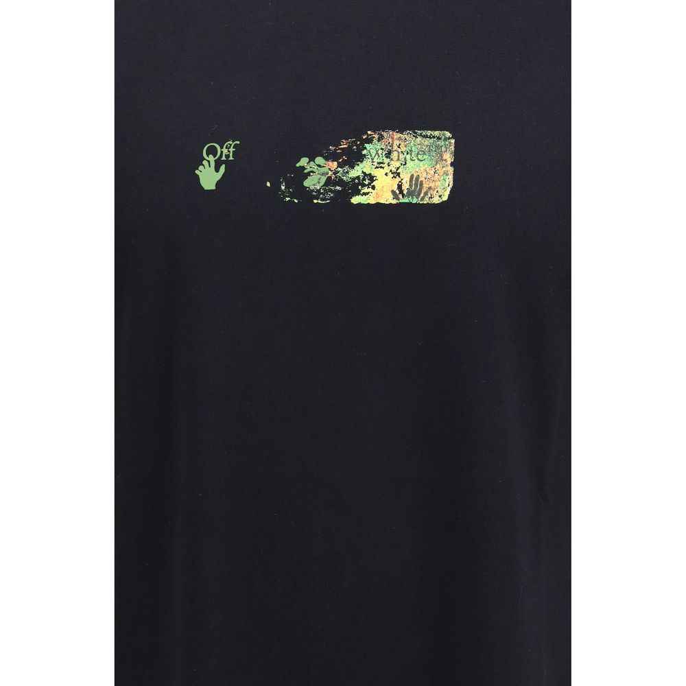 Off-White Black Cotton T-Shirt