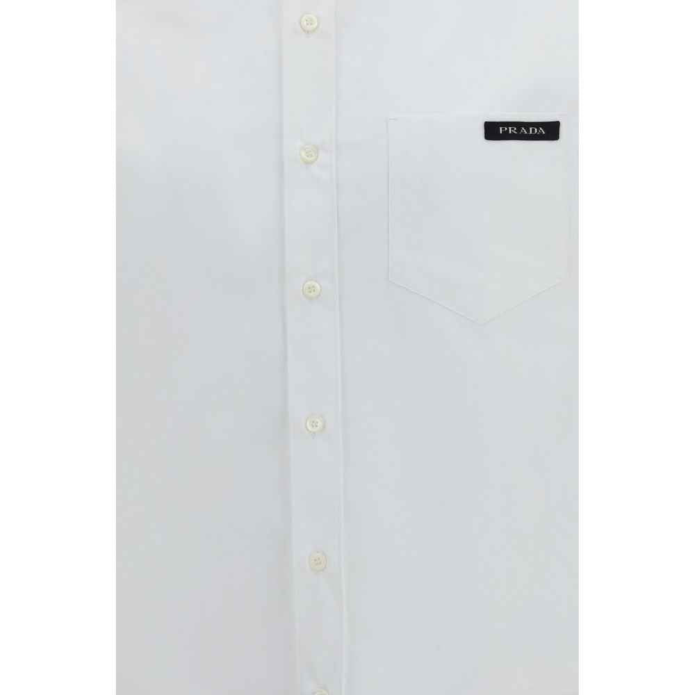 Prada White Cotton Dress Shirt