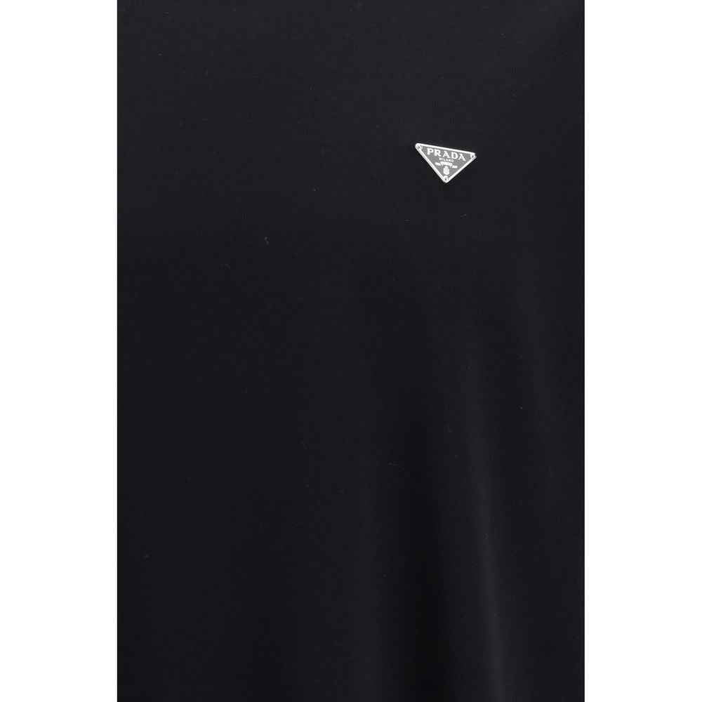 Prada Black Cotton T-Shirt