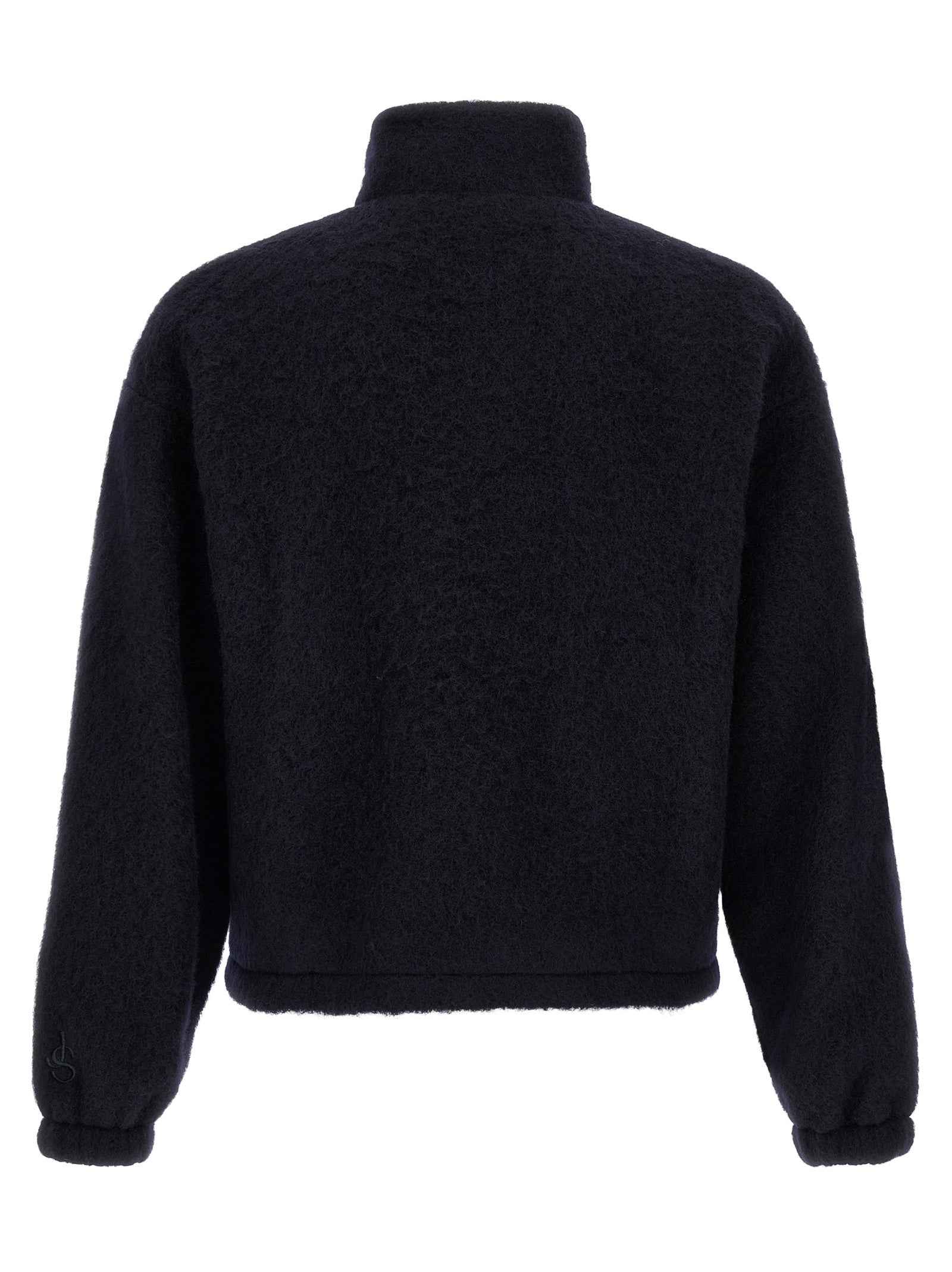 Jil Sander Blue Wool Sweatshirt