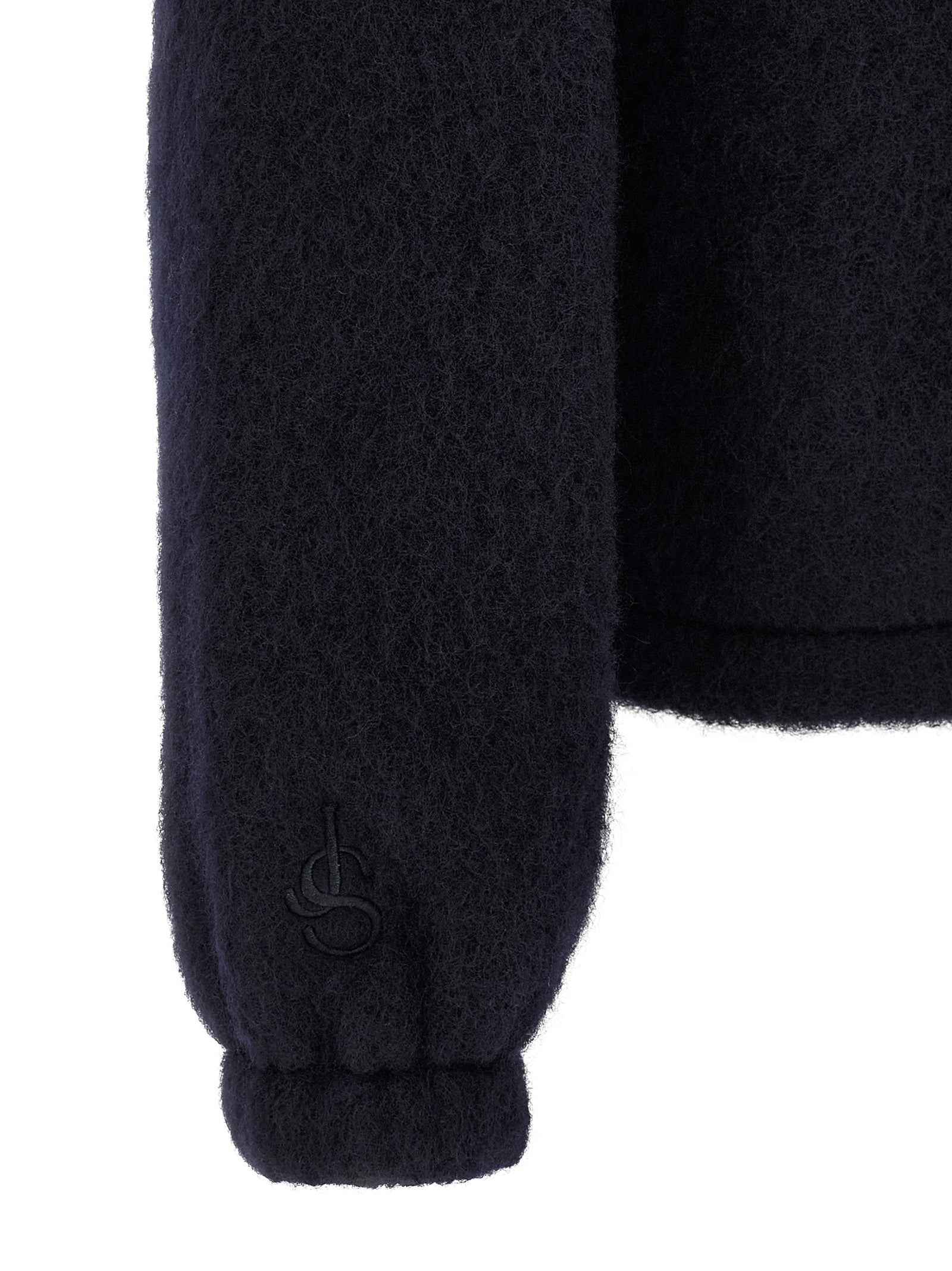 Jil Sander Blue Wool Sweatshirt