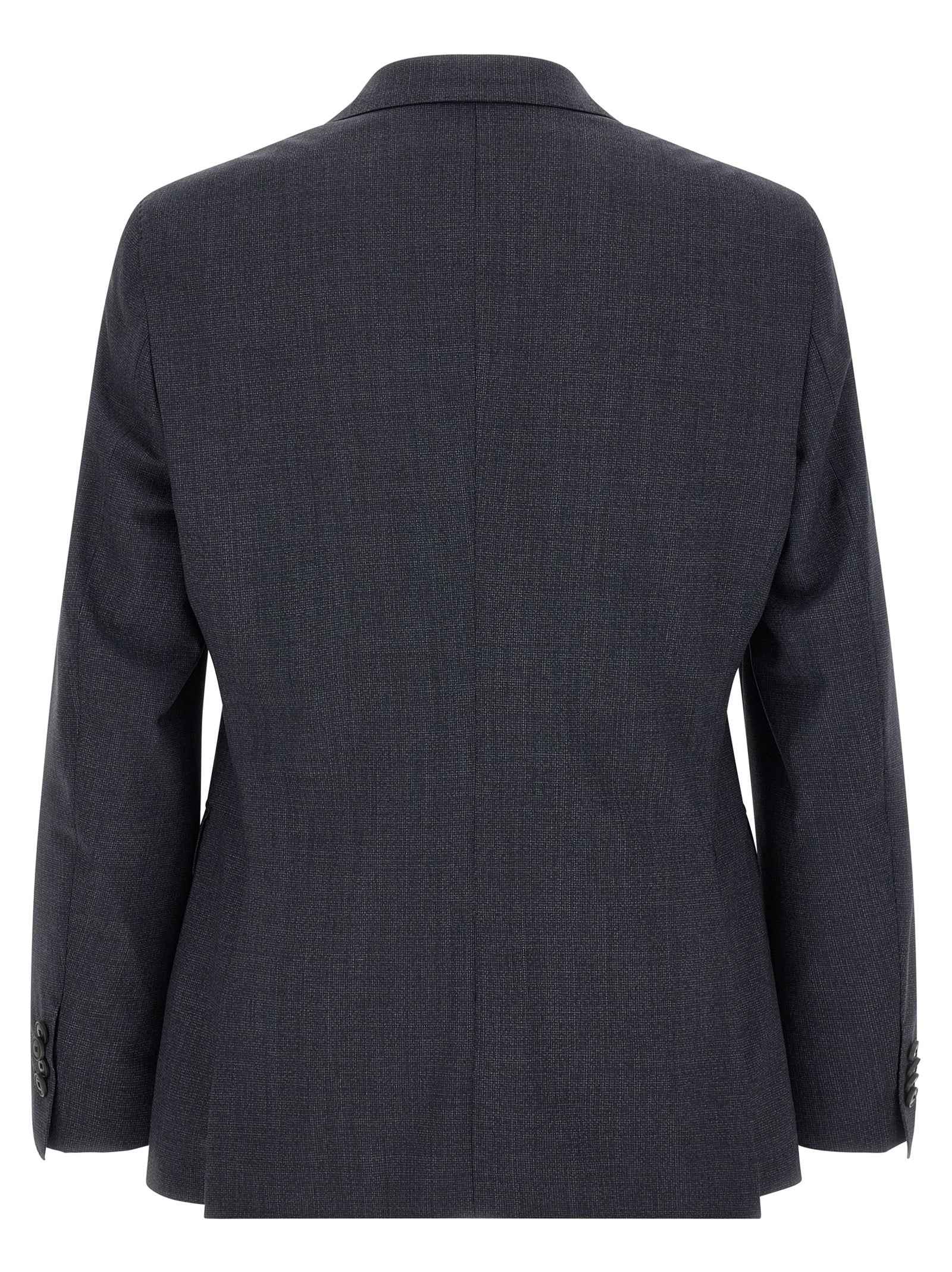 Hugo Boss Blue Polyester Two-Piece Suit