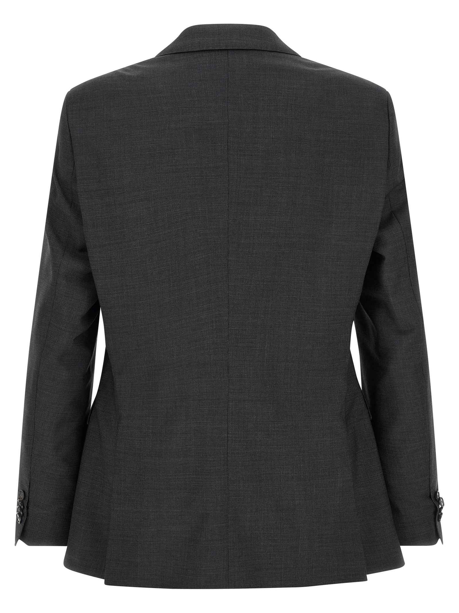 Hugo Boss Gray Virgin Wool Two-Piece Suit