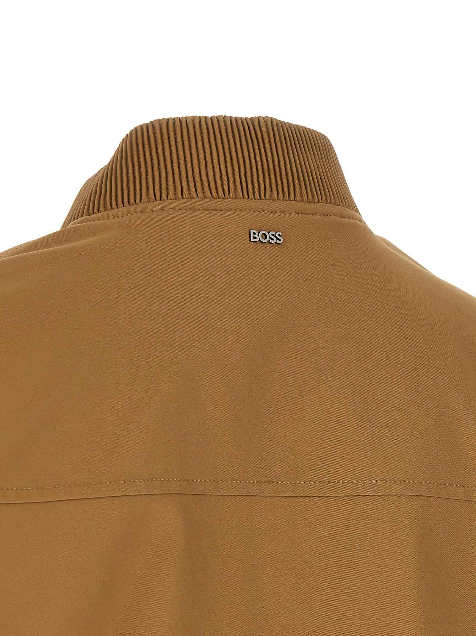 Hugo Boss Beige Polyester Bomber