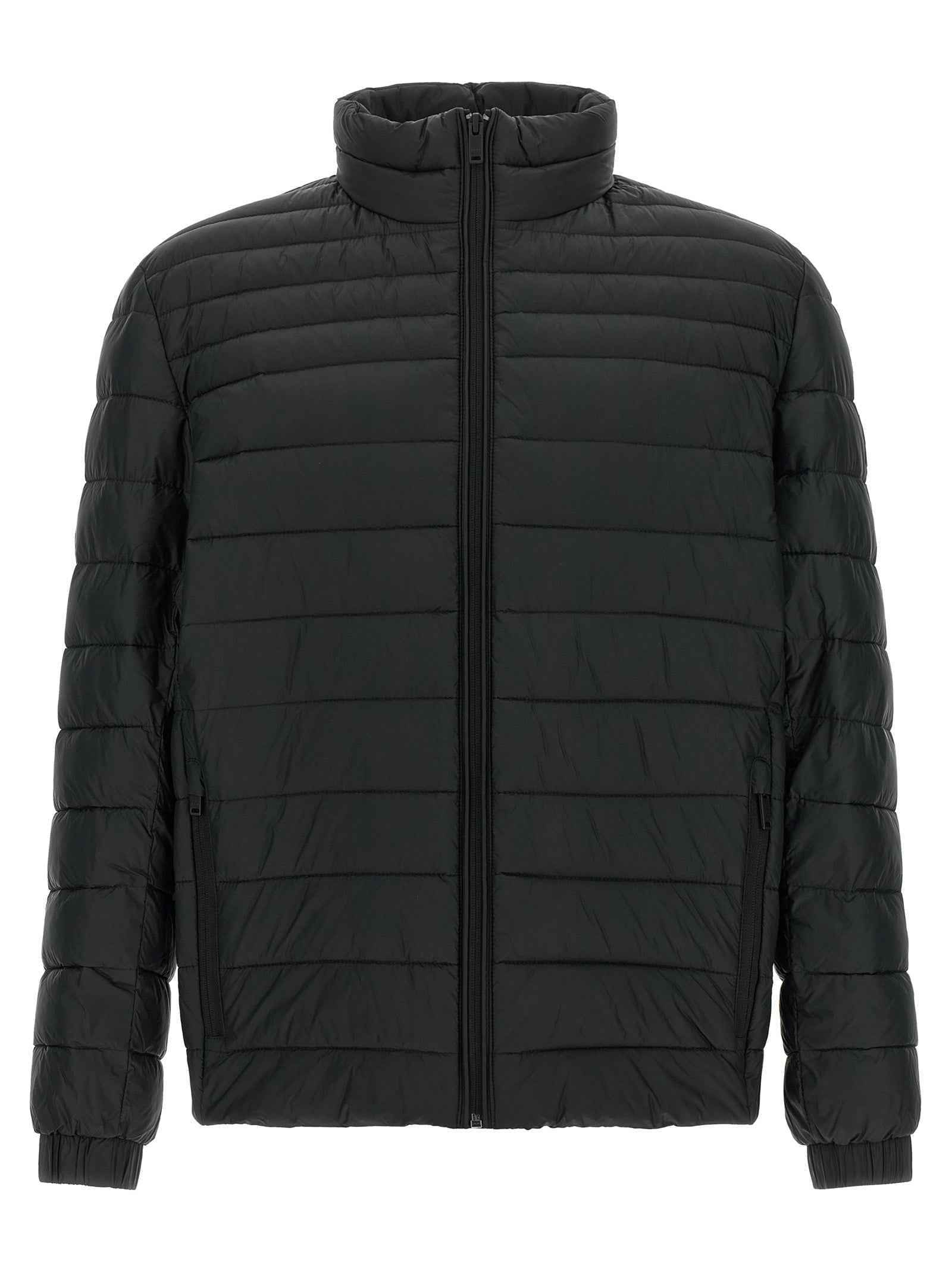 Hugo Boss Black Recycled Polyamide Full-Length Jacket