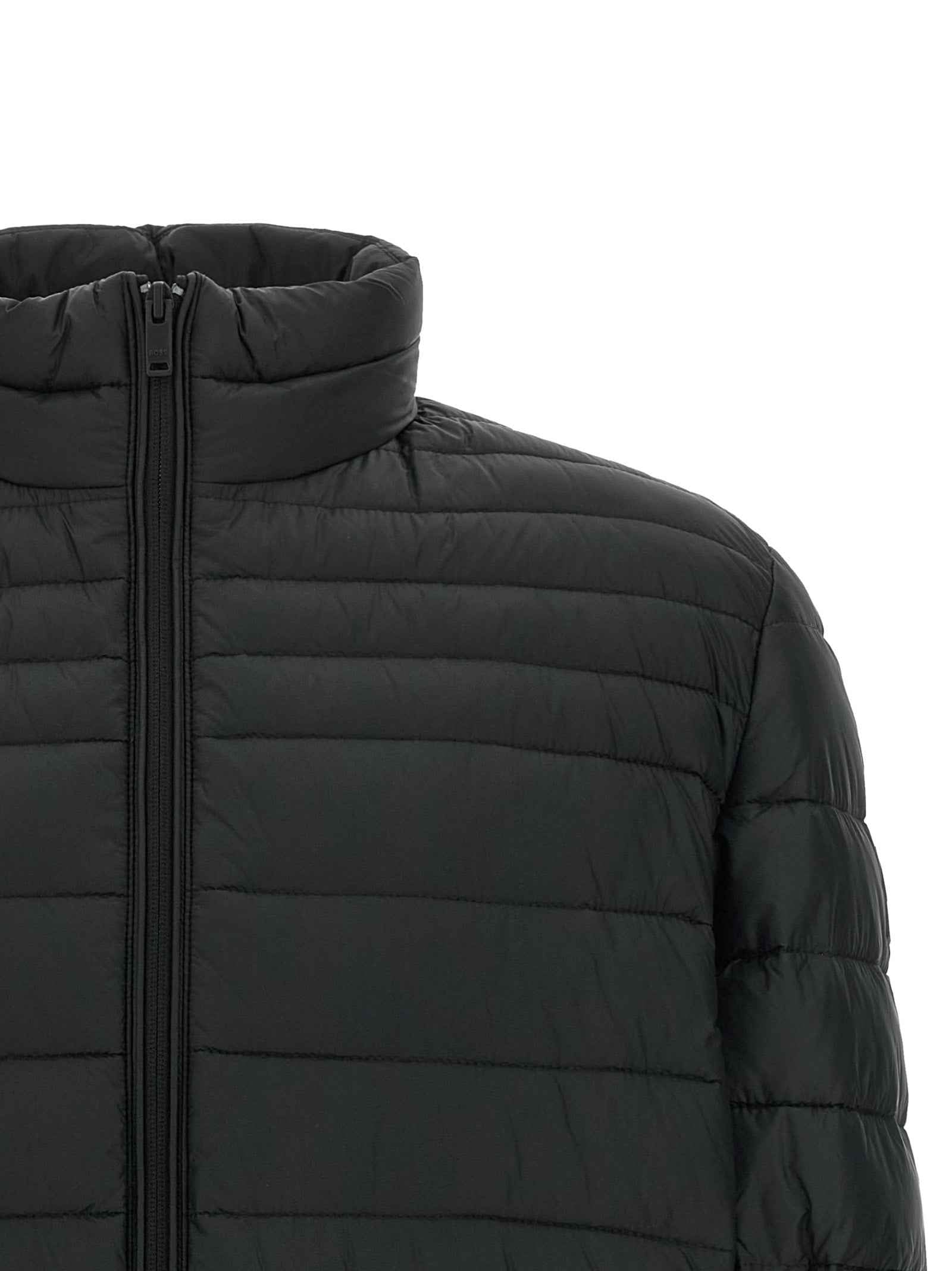 Hugo Boss Black Recycled Polyamide Full-Length Jacket