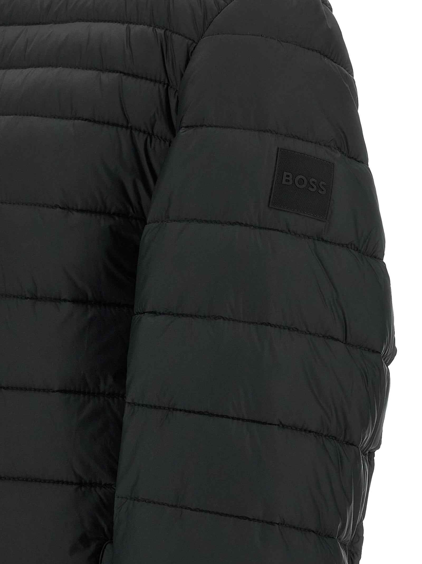 Hugo Boss Black Recycled Polyamide Full-Length Jacket