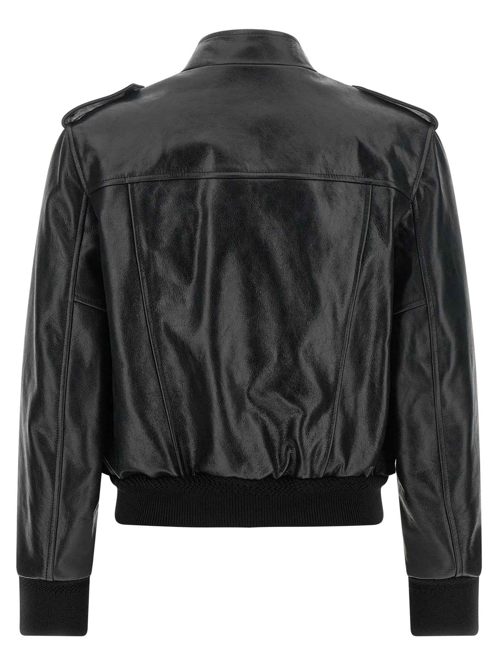 Tom Ford Black Lamb Leather Leather Jacket