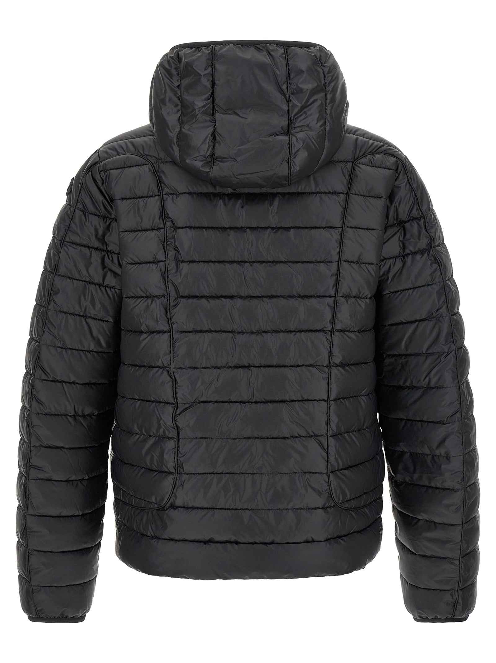 Diesel Black Polyester Full-Length Jacket