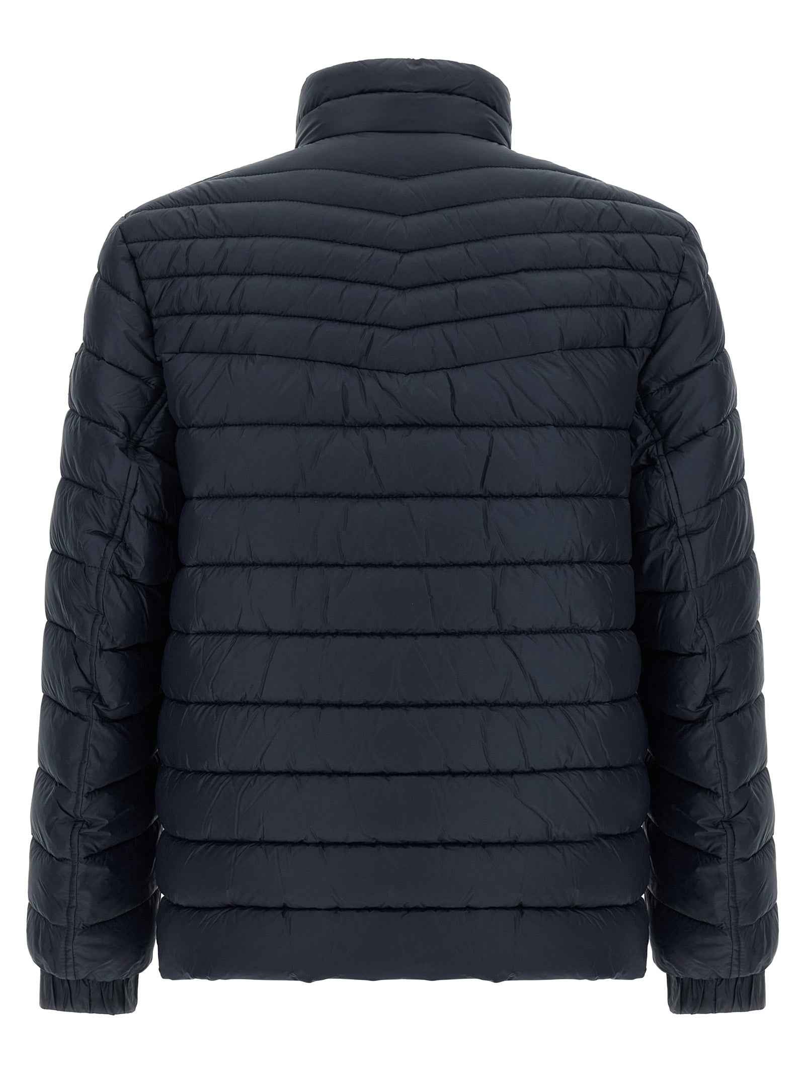 Hugo Boss Blue Polyamide Full-Length Jacket