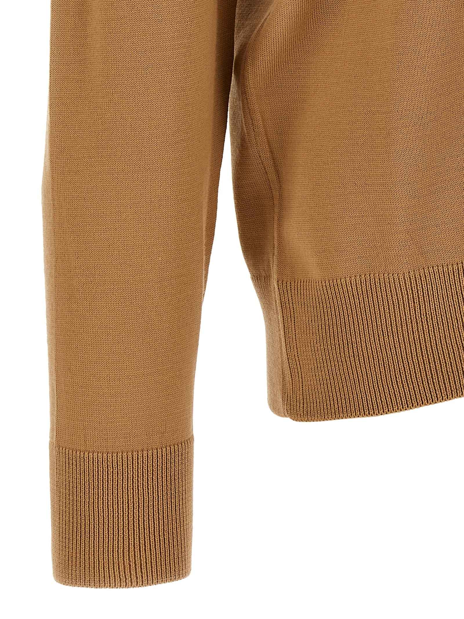 Hugo Boss Brown Virgin Wool Cardigan