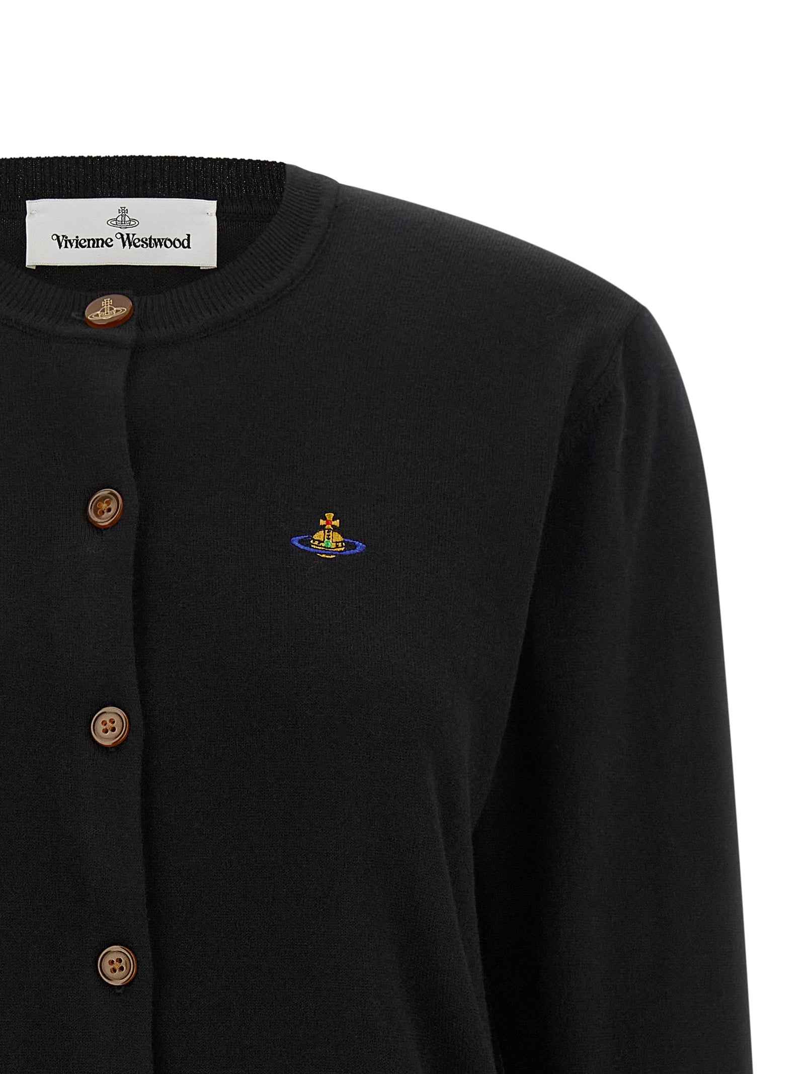 Vivienne Westwood Black Cotton Cardigan