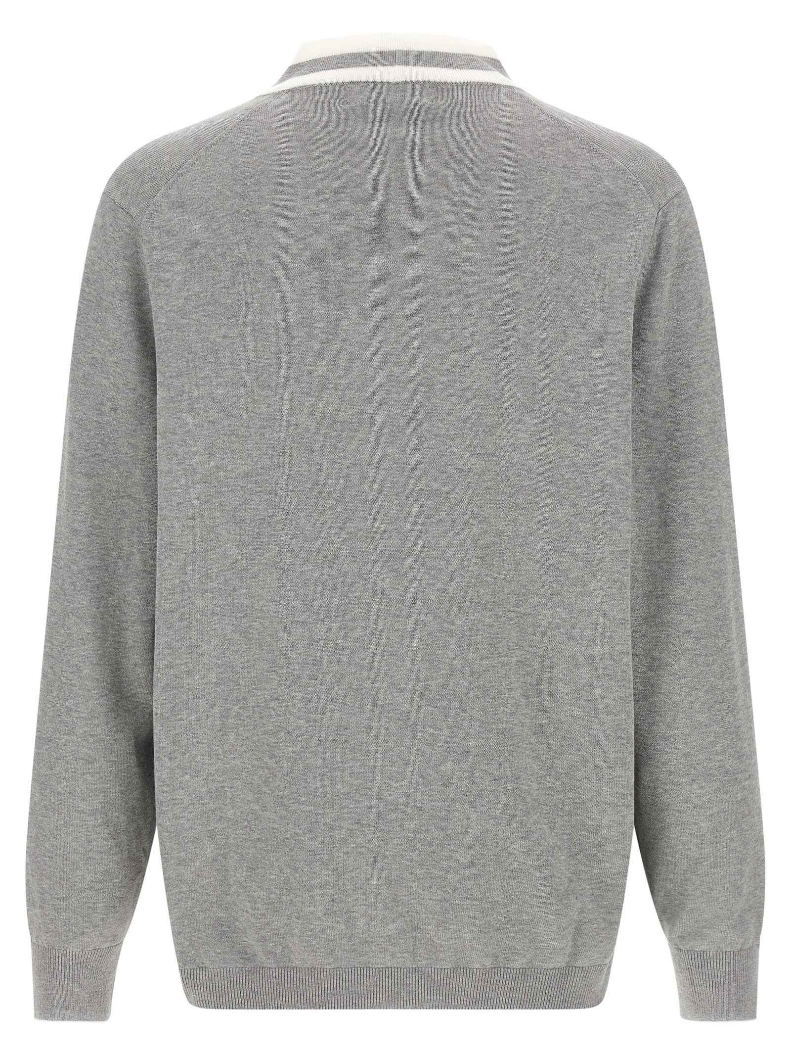 Brunello Cucinelli Gray Cotton Cardigan
