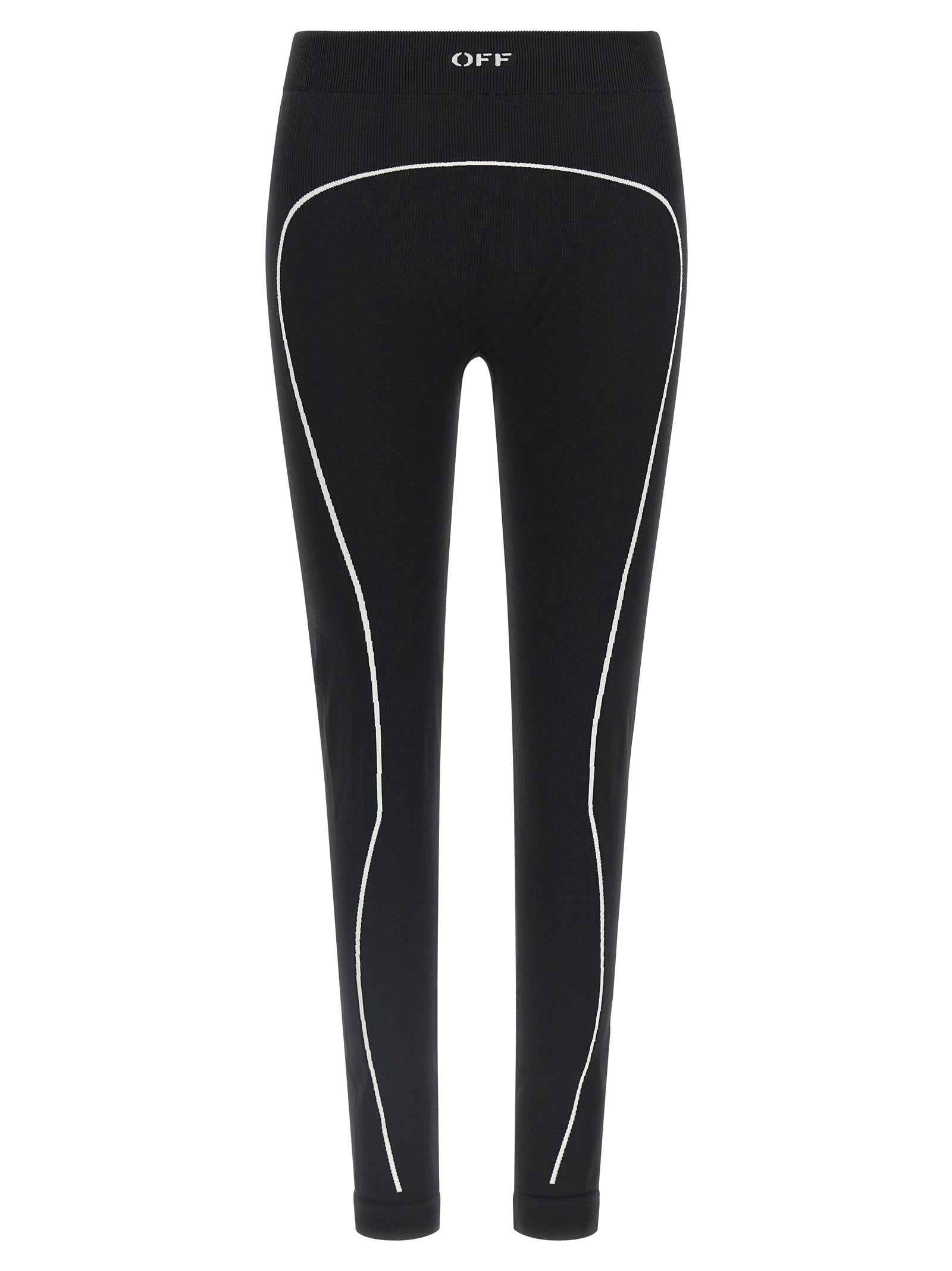 Off-White Black Polyamide Leggings