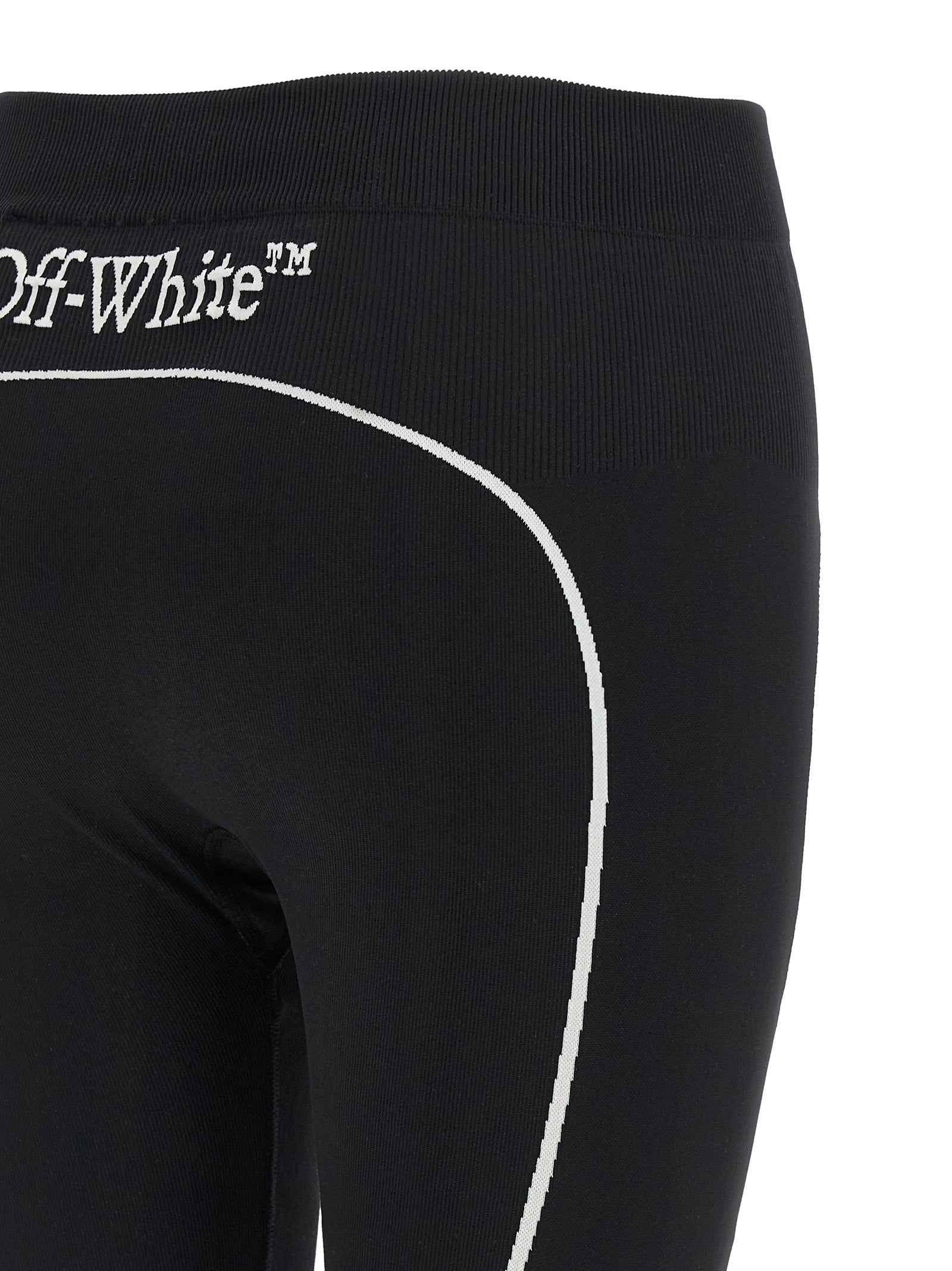 Off-White Black Polyamide Leggings