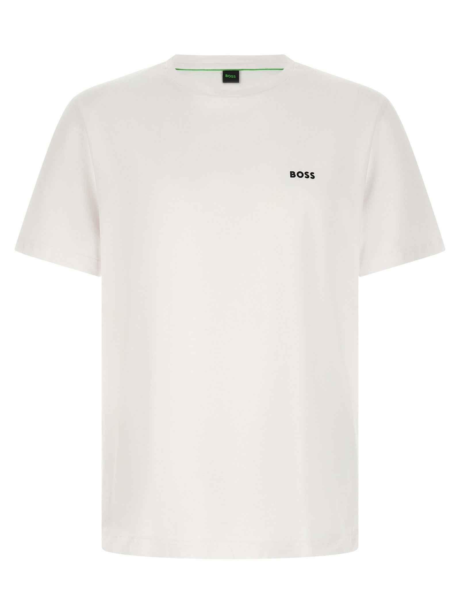 Hugo Boss White Cotton T-Shirt