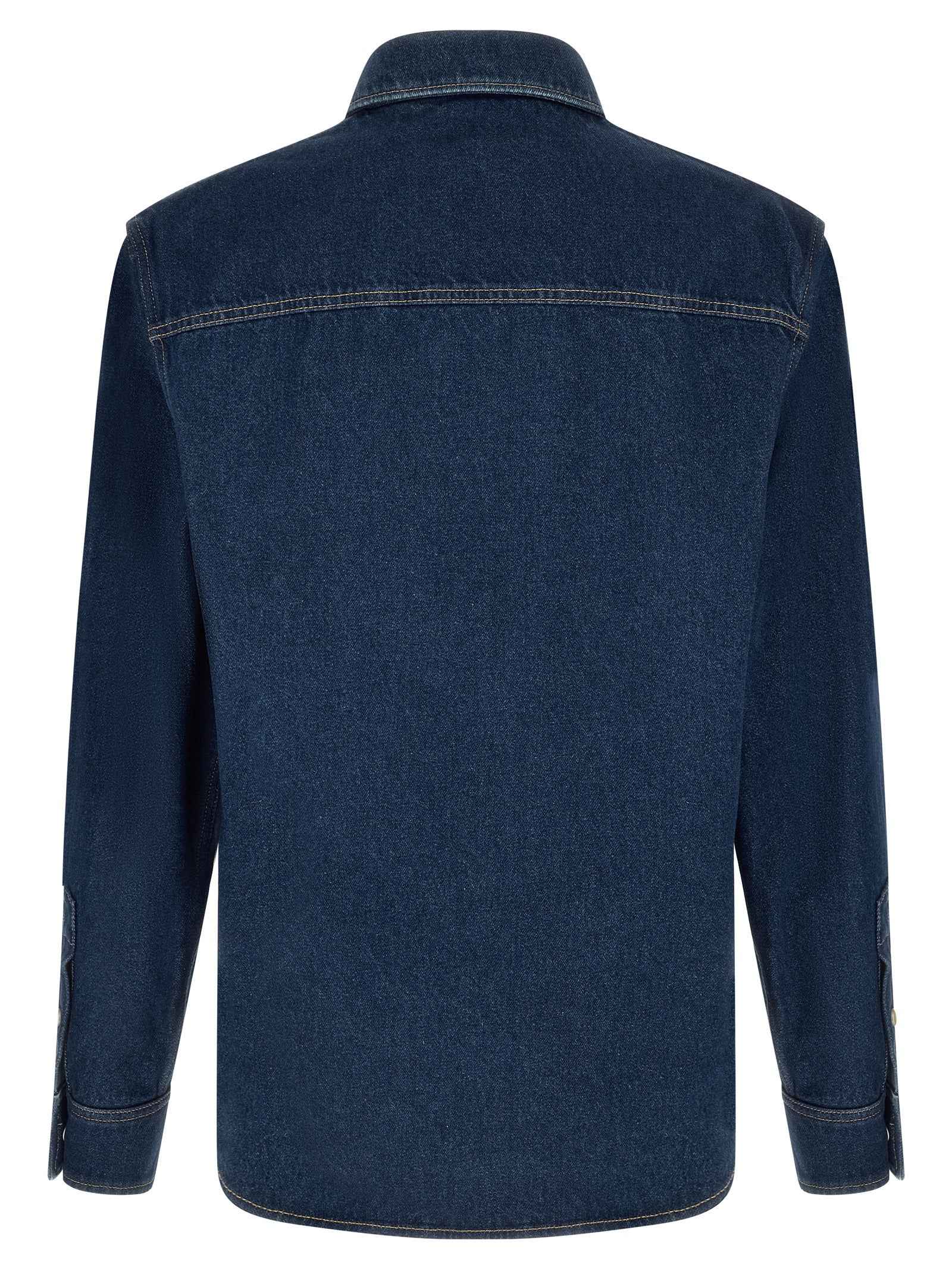 Valentino Garavani Blue Cotton Blouse