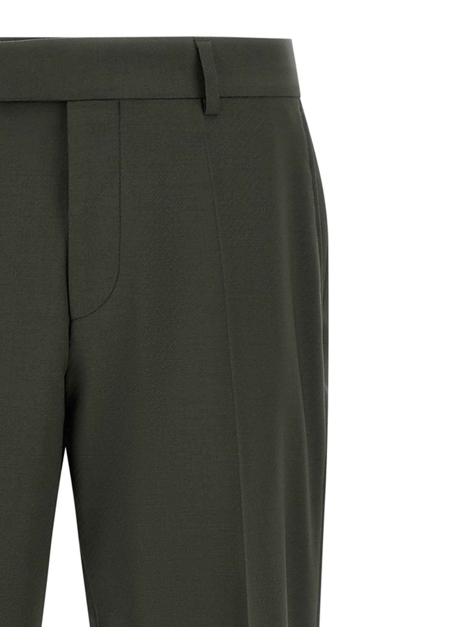 Hugo Boss Bicolor Virgin Wool Pants