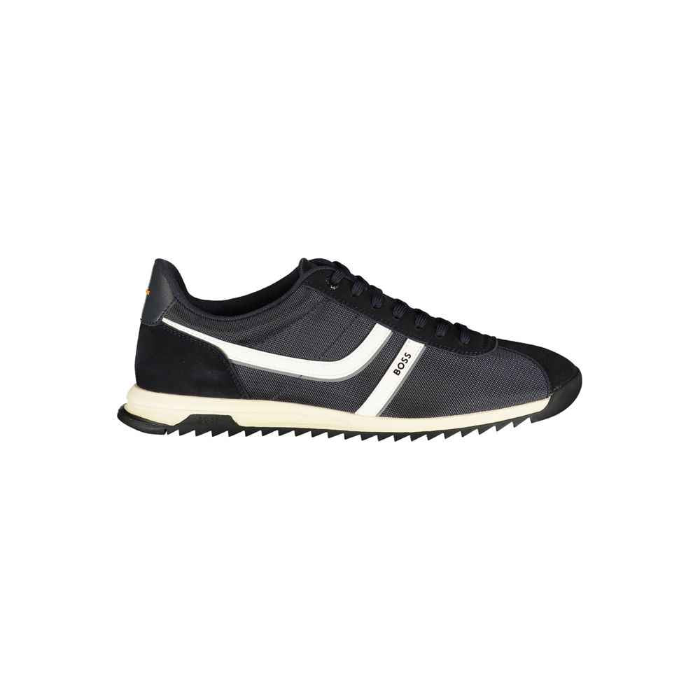 Hugo Boss Blue Polyurethane Men's Sneaker