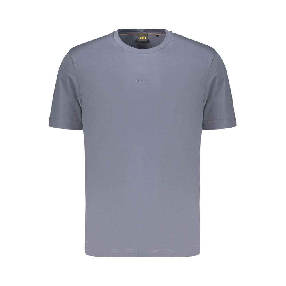 Hugo Boss Blu Cotton Uomo T-Shirt