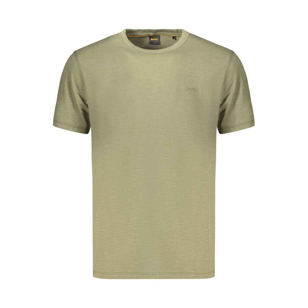 Hugo Boss Green Cotton Men's T-Shirt